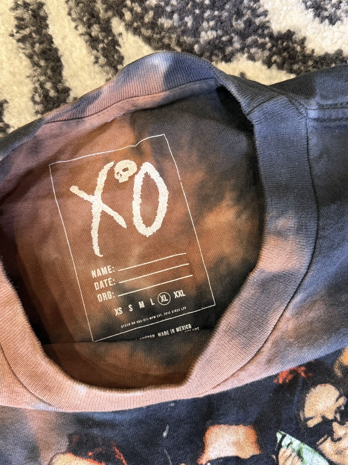 The Weeknd XO The Weeknd After Hours Casino Dice Tee Tie Dye – NEW Size US XL / EU 56 / 4 - 5 Thumbnail