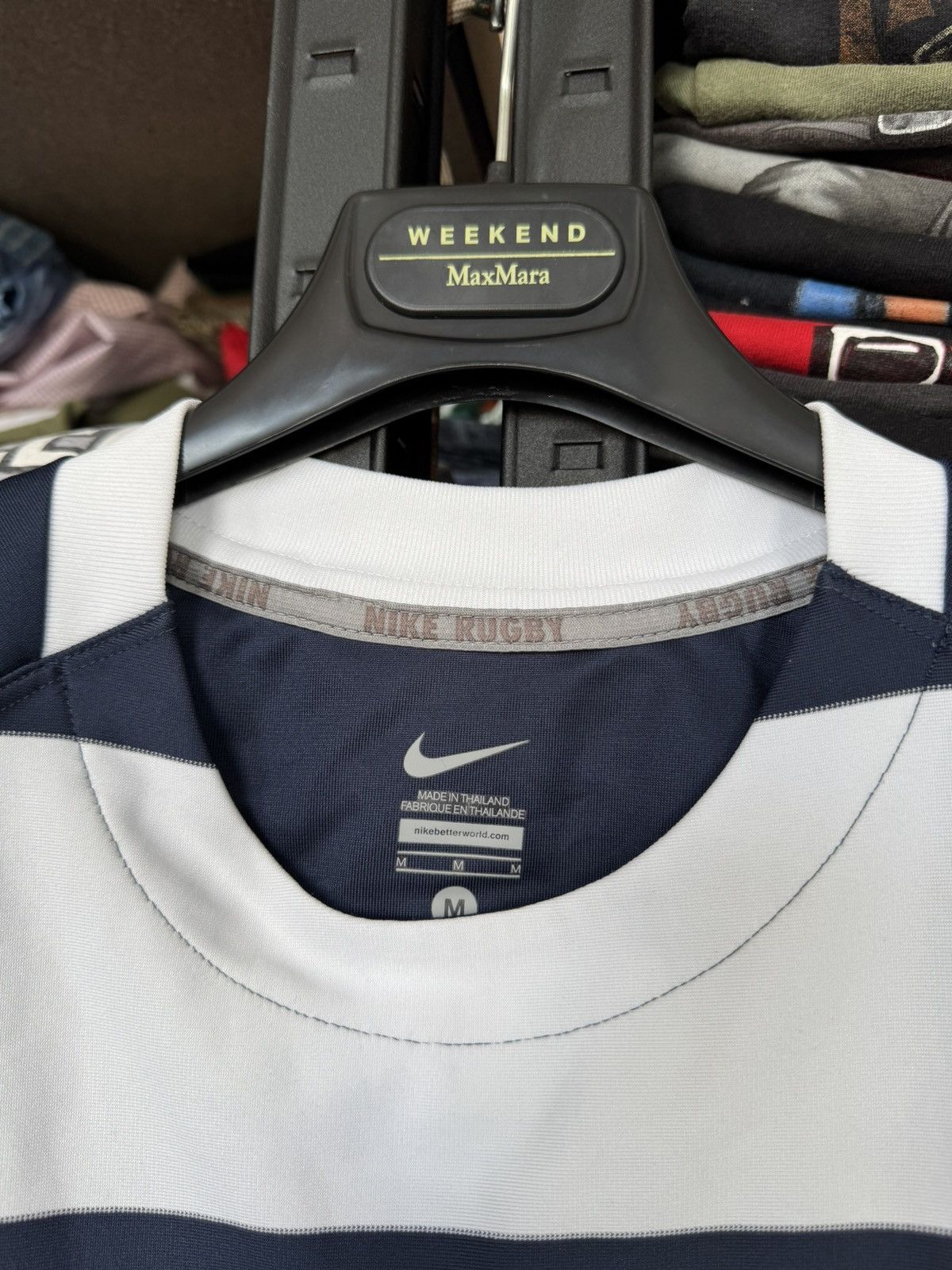 Nike × Vintage Nike rugby tee size M Size US M / EU 48-50 / 2 - 3 Thumbnail