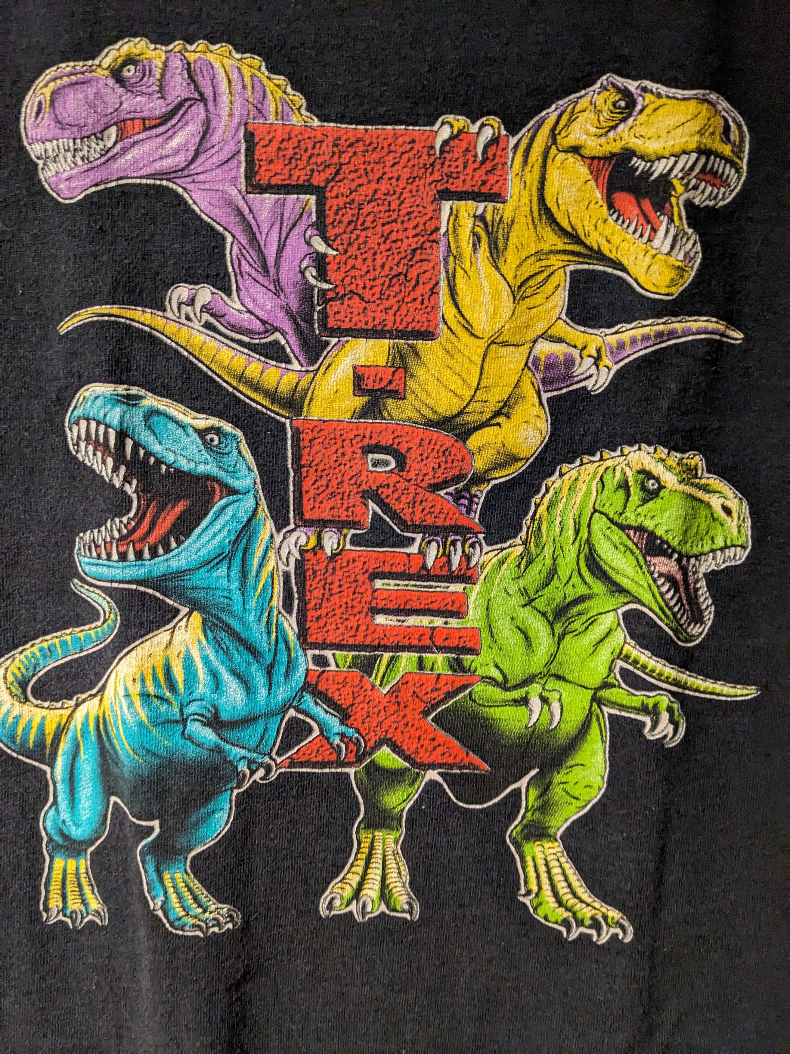 Vintage Vintage Y2K T-Rex Dinosaur Nature Animal Small T-Shirt Size US S / EU 44-46 / 1 - 2 Thumbnail