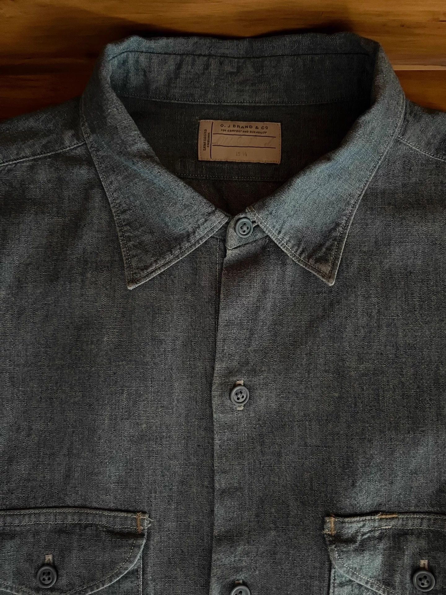 Old Joe Old Joe Rare Indigo Denim Workwear Shirt Vintage Size US M / EU 48-50 / 2 - 9 Thumbnail