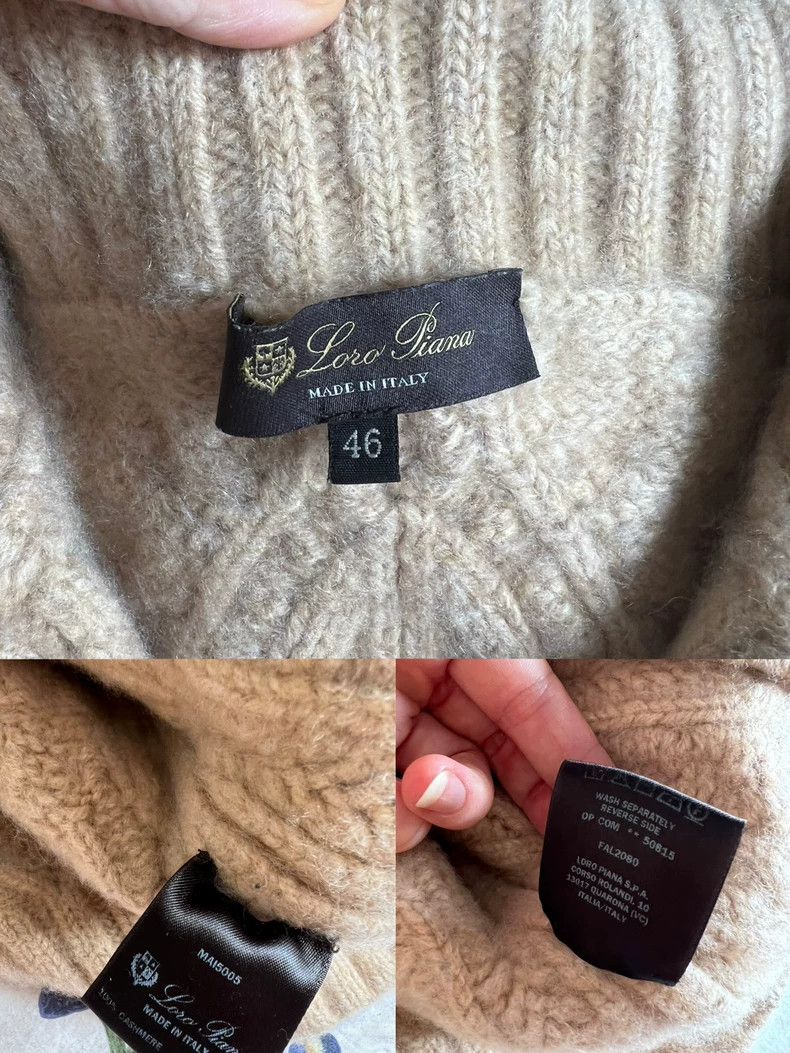 Loro Piana LORO PIANA Cashmere jacquard sweater coat Size M / US 6-8 / IT 42-44 - 6 Thumbnail