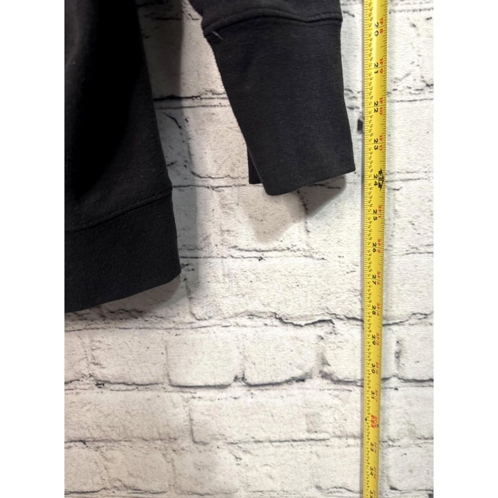Champion Champion Hoodie Black Sweatshirt XL Women - Regular Fit, Crew Neck, Long Sleeve, Kangaroo Pocket, Solid, Authentic Athleticwear Size XL / US 12-14 / IT 48-50 - 5 Thumbnail