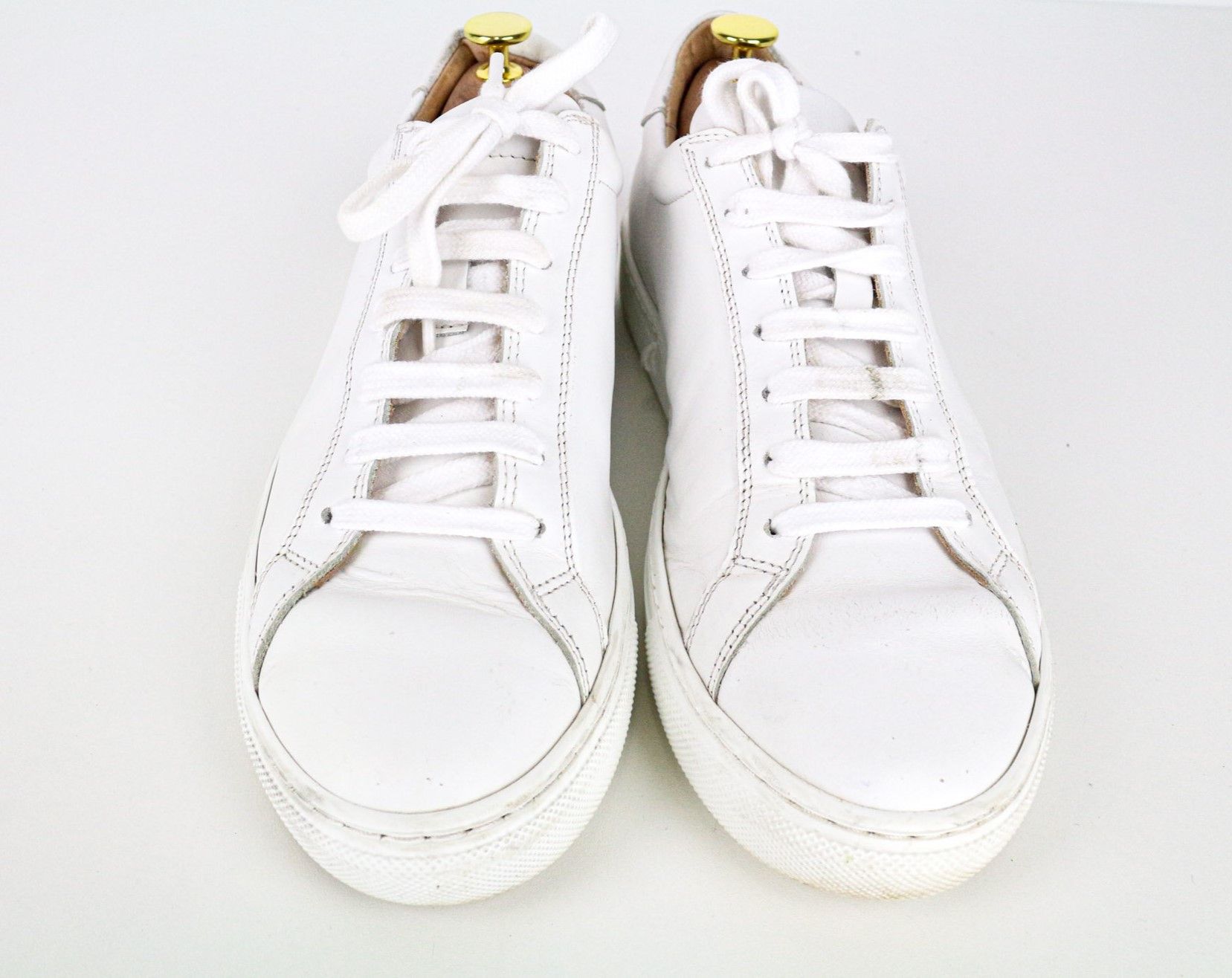 Suitsupply EU42 White Genuine Leather Low-Top Leisure 72908 Size US 9 / EU 42 - 2 Thumbnail