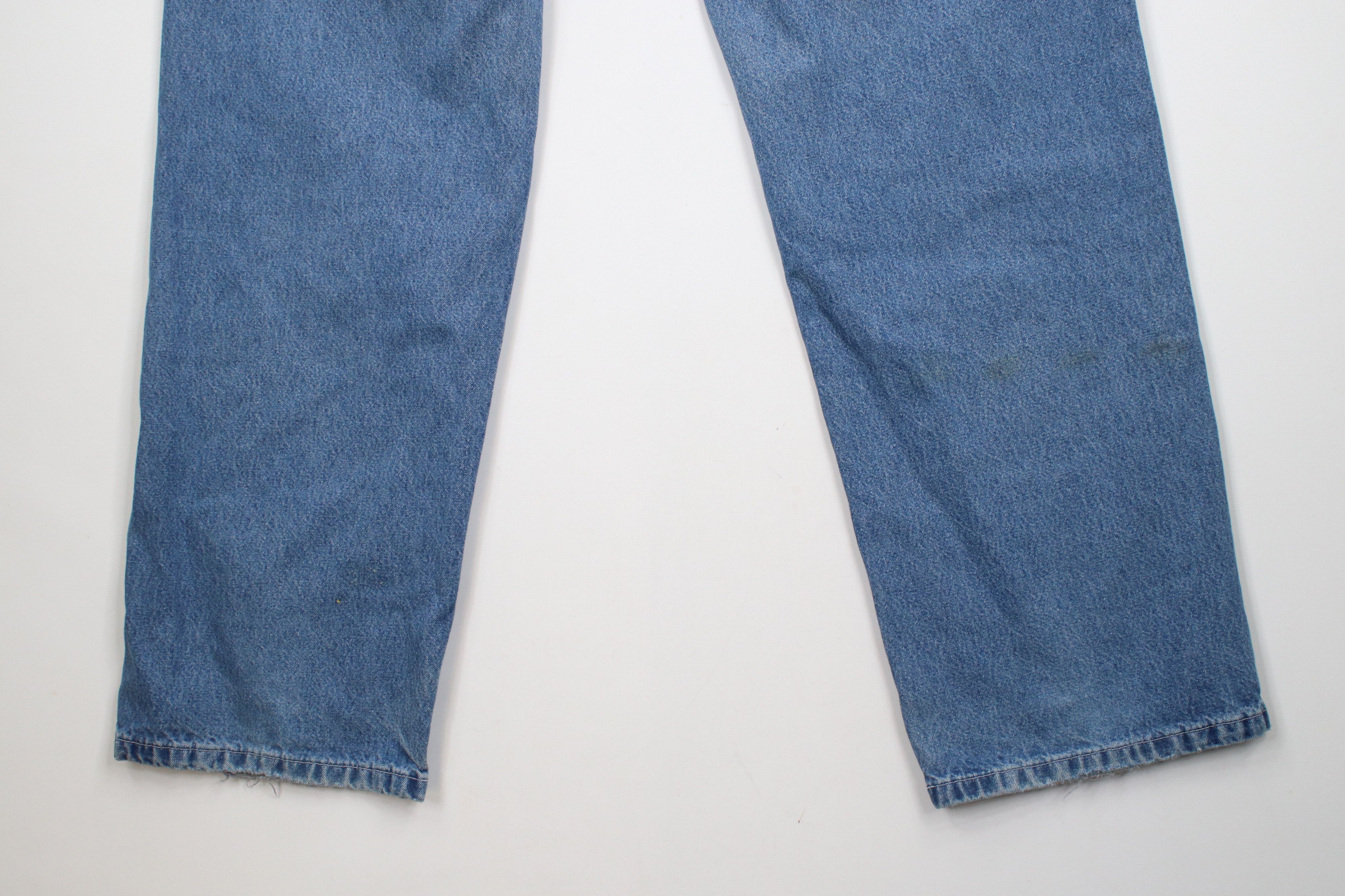 Carhartt × Vintage Vintage Y2K 2000 Carhartt Wide Leg Dungaree Denim Jeans Size US 36 / EU 52 - 13 Thumbnail
