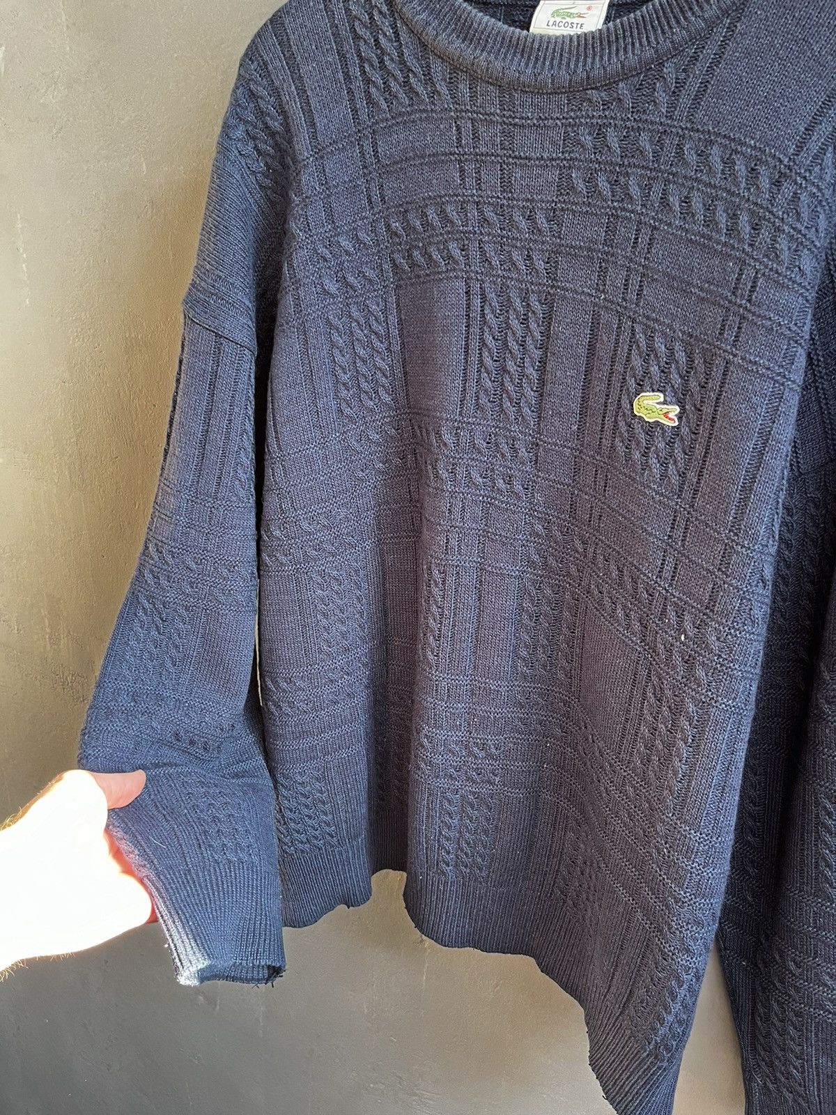 Lacoste × Vintage Lacoste sweater vintage 90s Size US L / EU 52-54 / 3 - 3 Thumbnail