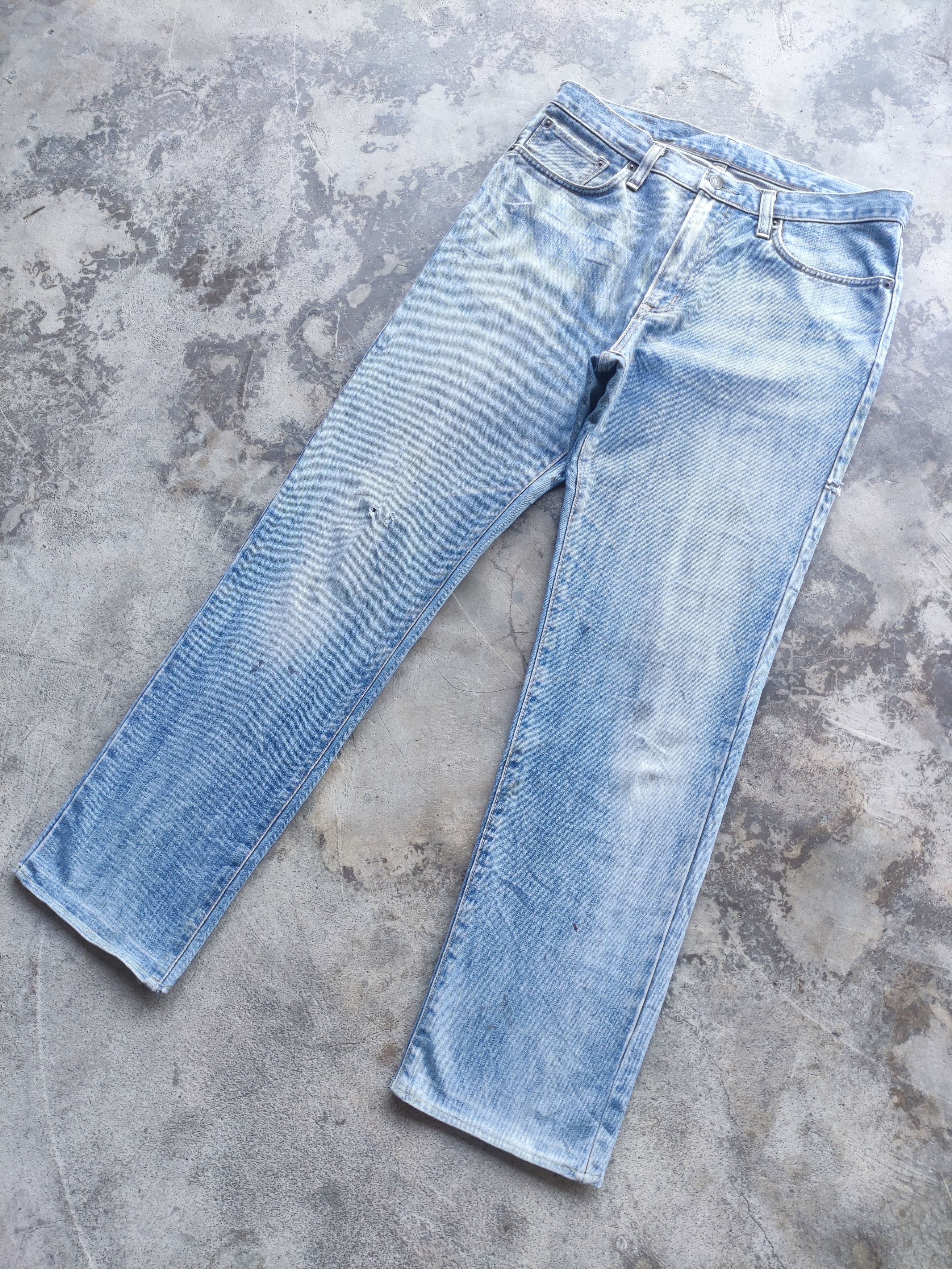 Edwin Vintage Edwin Brand Buggy Faded Ripped Pants Size US 36 / EU 52 - 3 Thumbnail