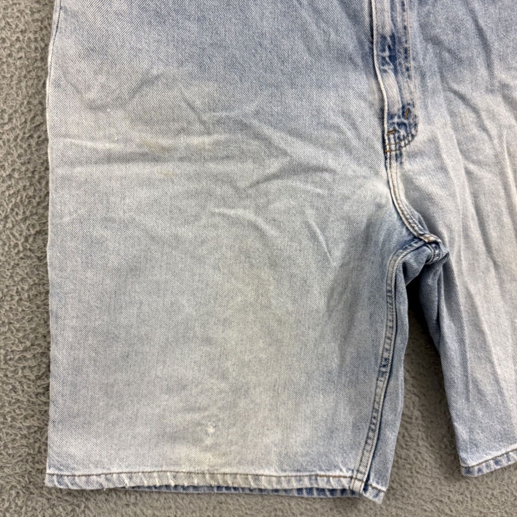 Levi's VINTAGE Levi's Shorts Mens 40 Blue 560 Loose Fit Denim 90s Baggy Jorts Orange Tab Bermuda 5-Pocket Mens Jeans Blue Denim Casual Travel Size US 40 / EU 56 - 3 Thumbnail