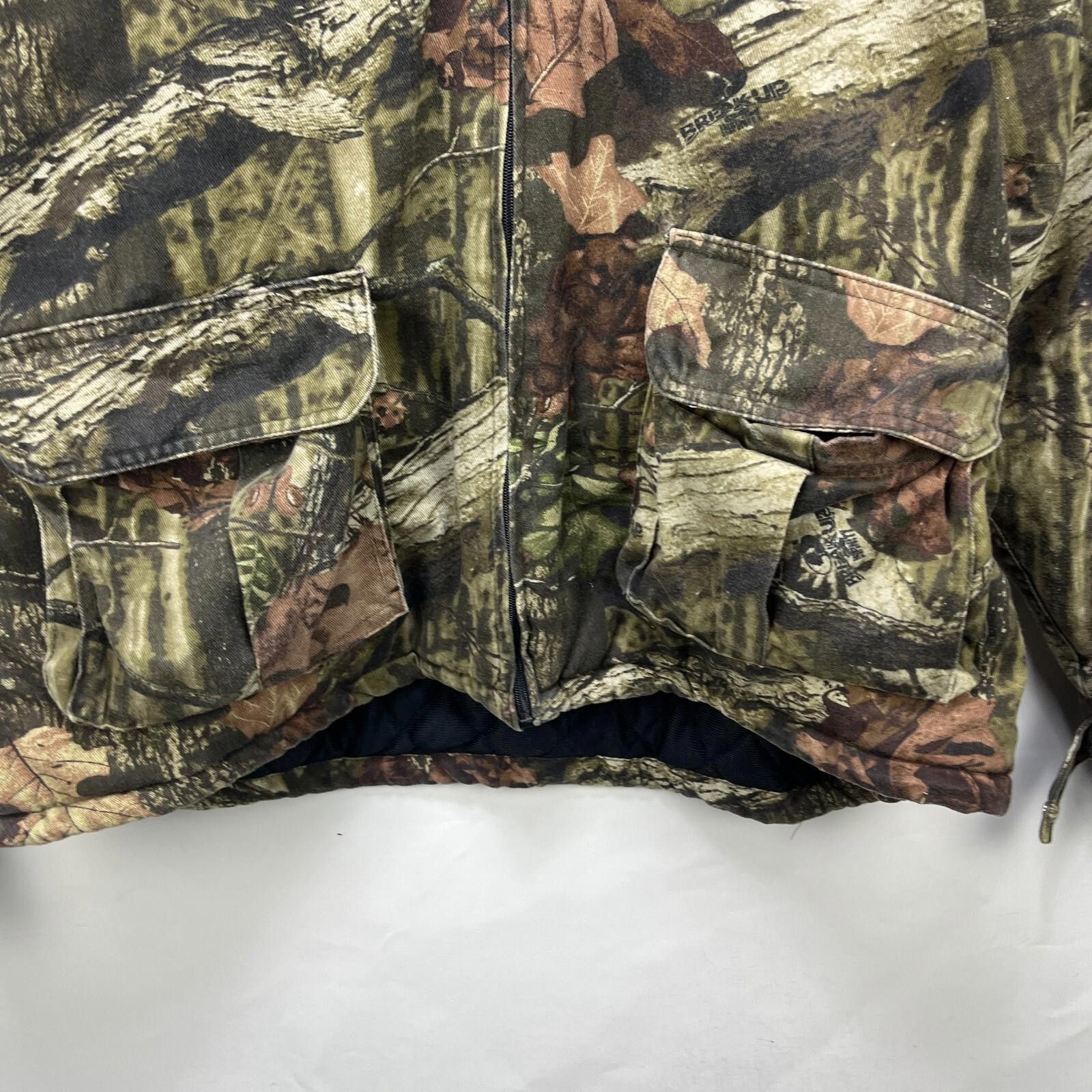 Mossy Oaks Vintage Tree Camo Mossy Oak Zip Up Jacket Hoodie Hooded XL Size ONE SIZE - 3 Thumbnail