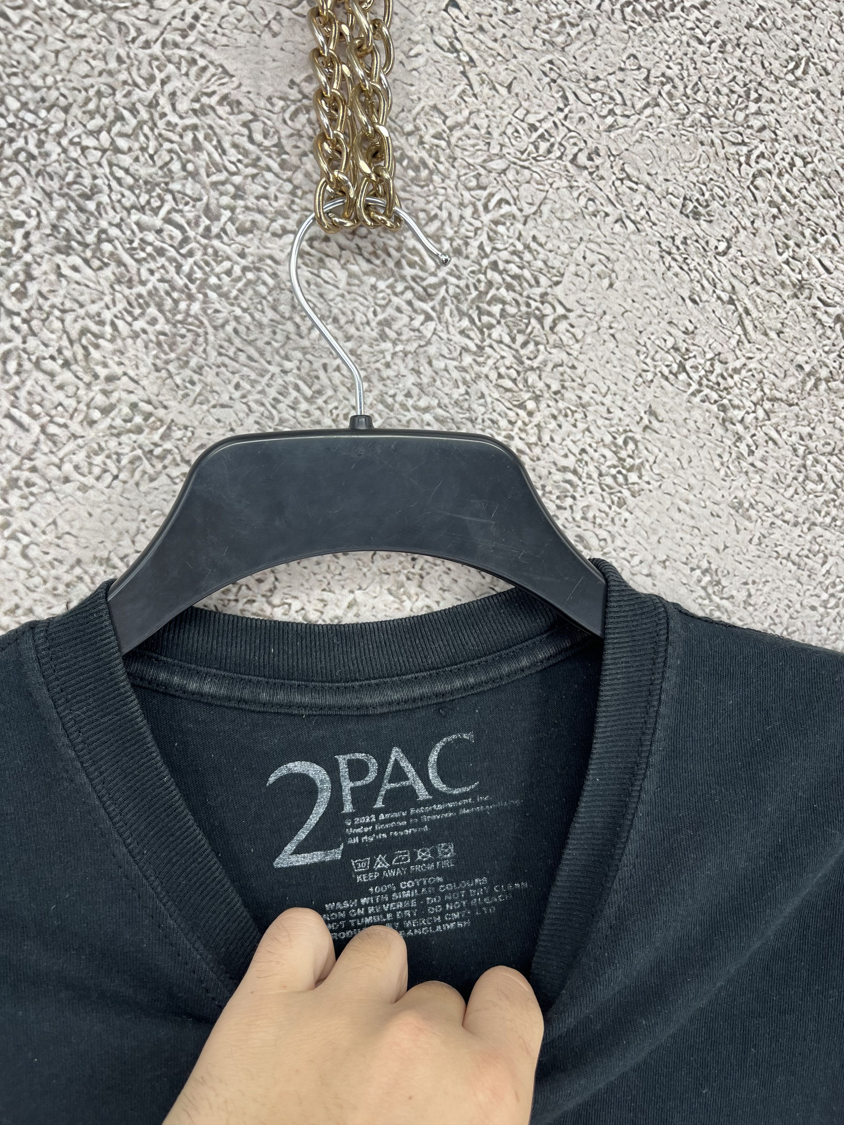 Band Tees 2PAC Rap All Eyez On Me Vintage T-Shirt Size M Size US M / EU 48-50 / 2 - 7 Thumbnail