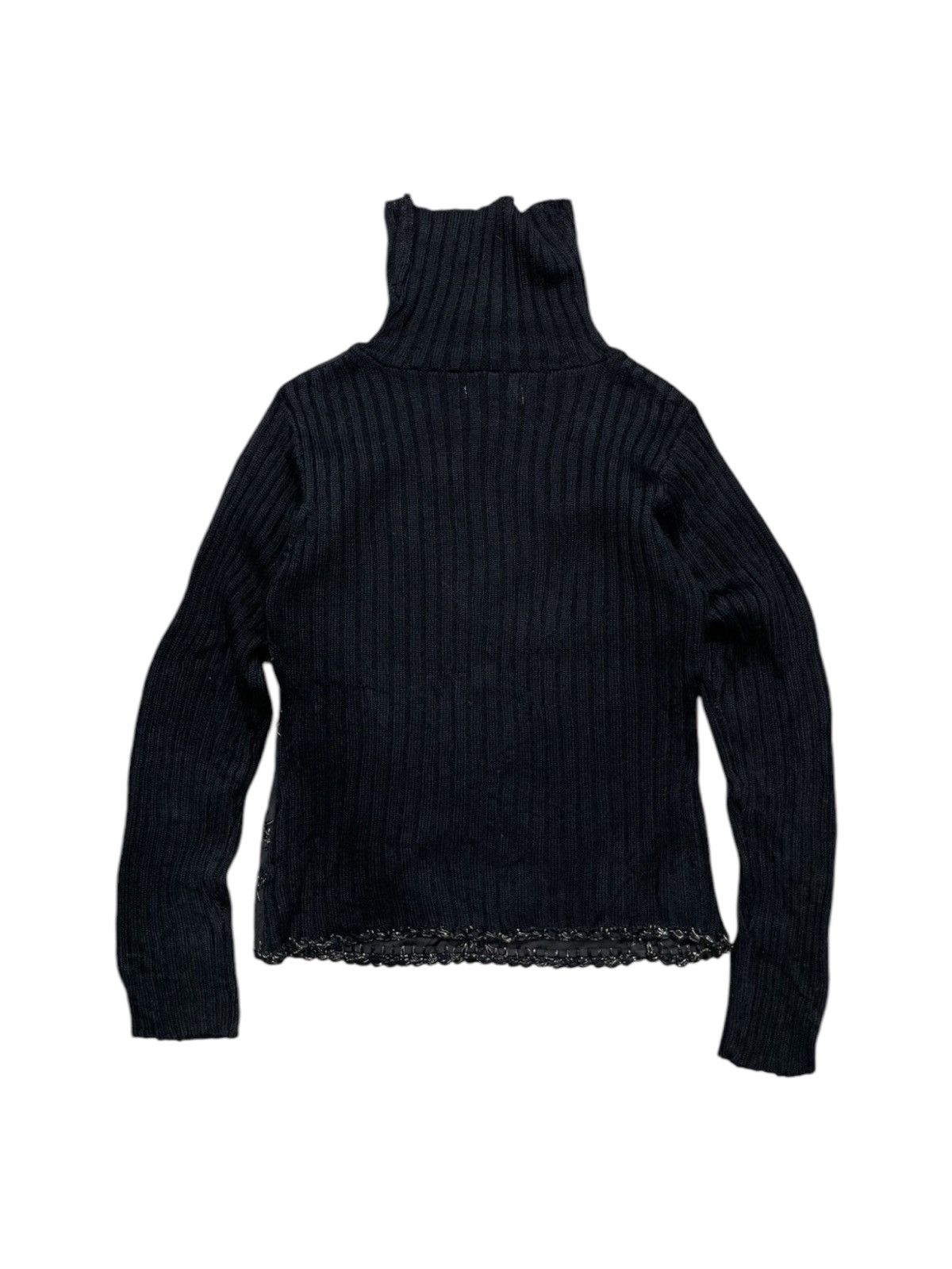 Japanese Brand × Other × Vintage Mariene Jobert Turtle neck patchwork knitt lgb ifsix style Size US S / EU 44-46 / 1 - 2 Thumbnail