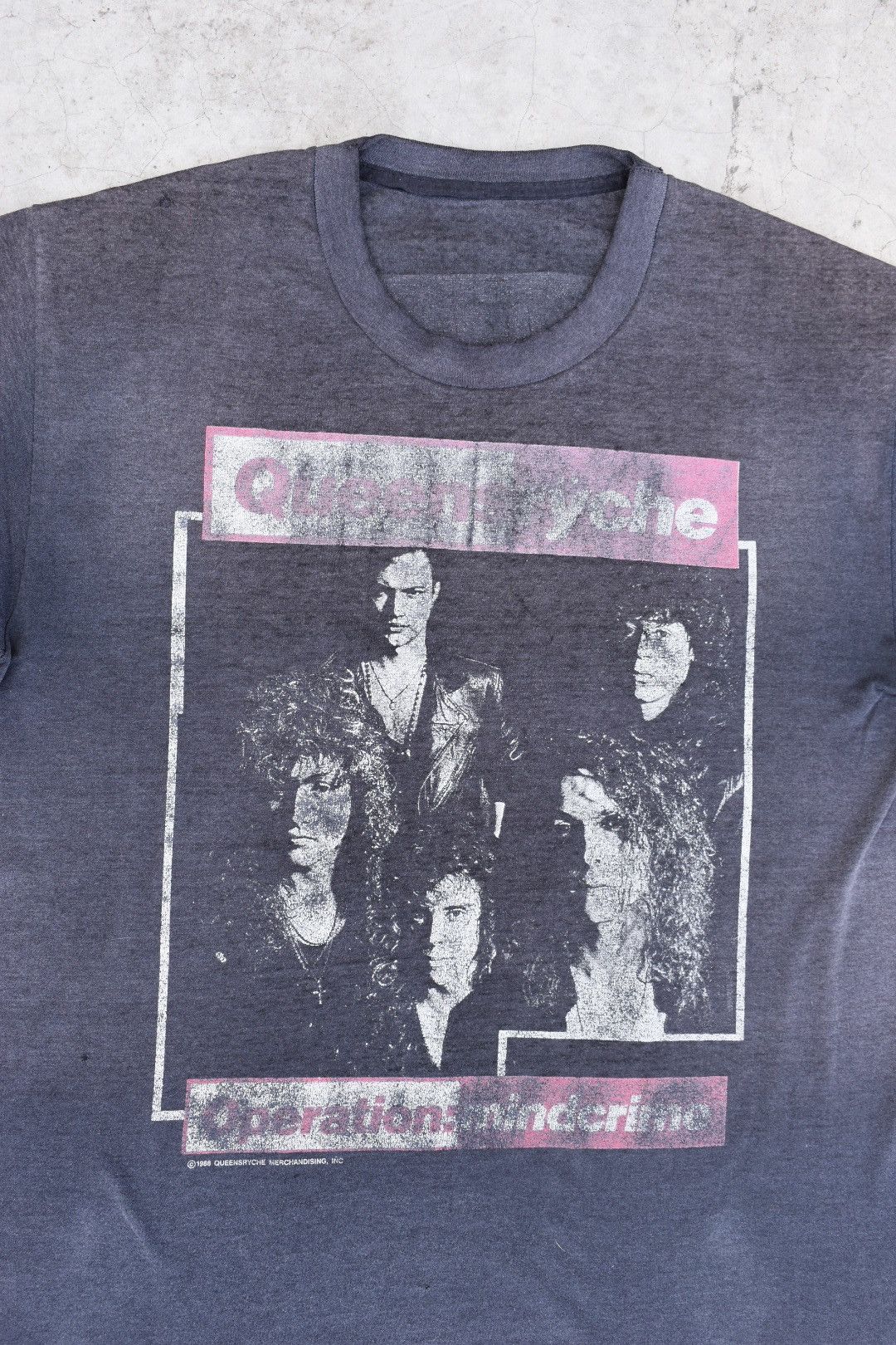 Band Tees Queensryche “Operation mindcrime” 80s tee Size US L / EU 52-54 / 3 - 2 Thumbnail