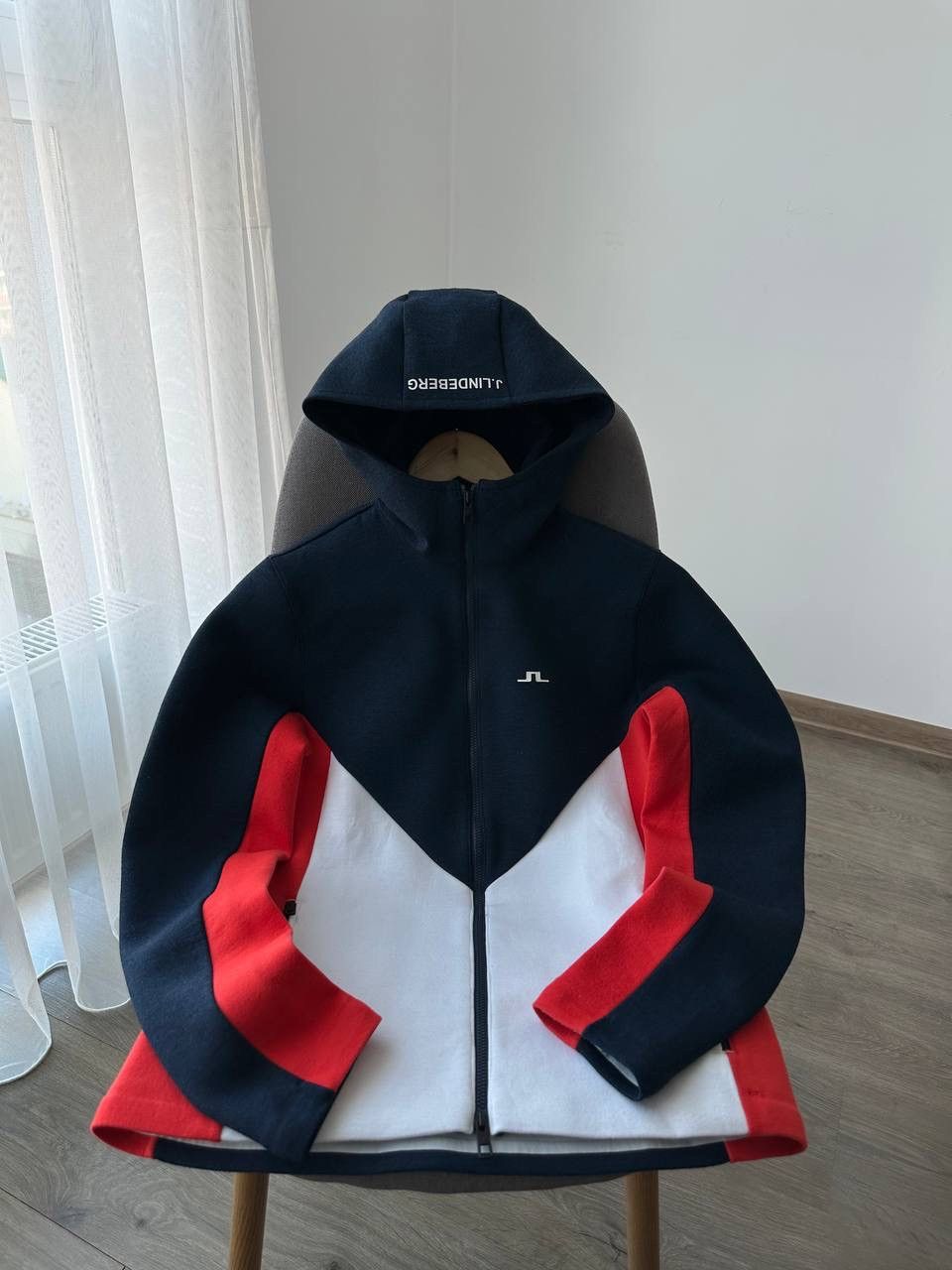 J.Lindeberg × Vintage Vintage J.Lindeberg Full Zip Crystal Hoodie Size M / US 6-8 / IT 42-44 - 2 Thumbnail