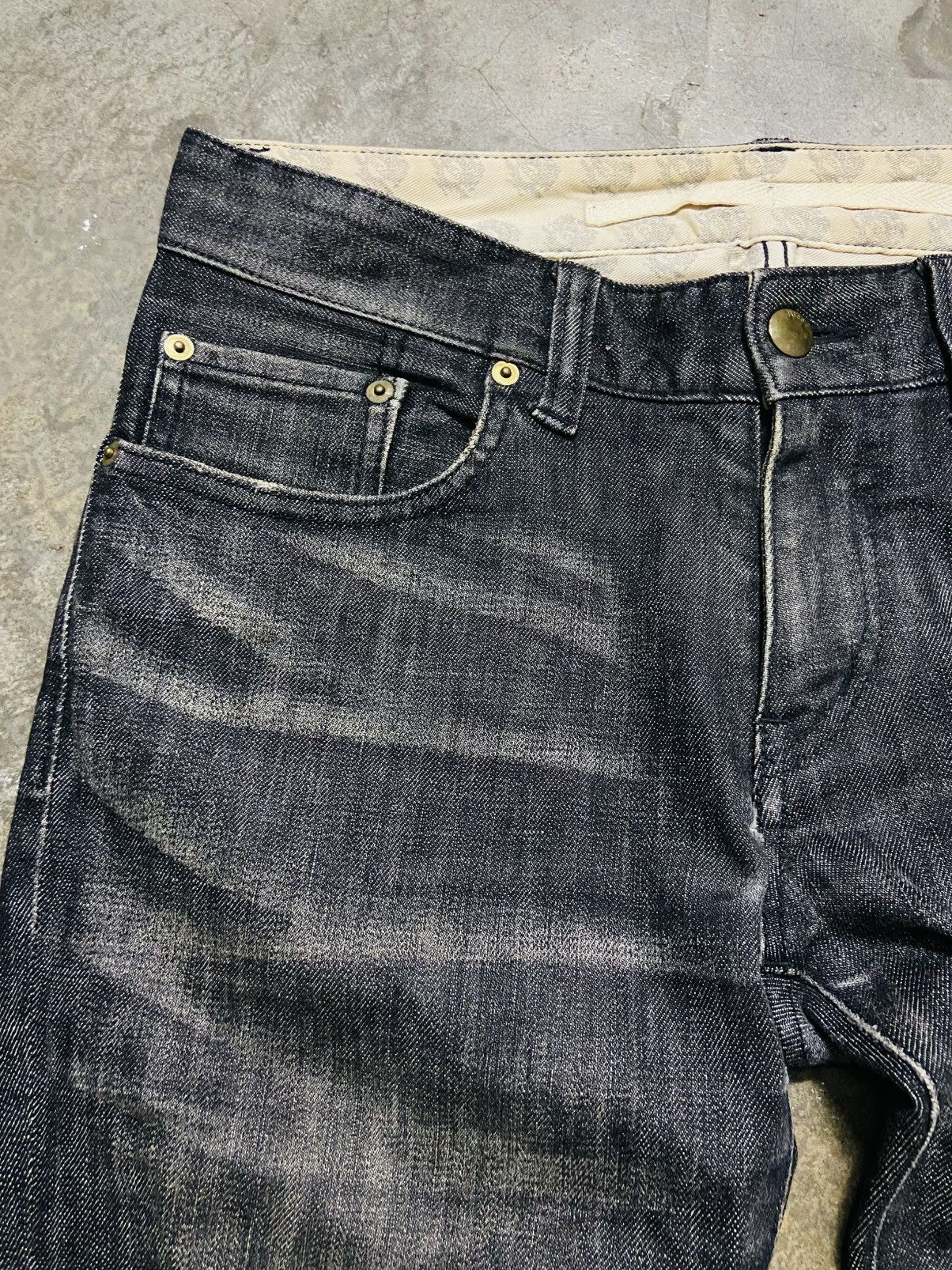 If Six Was Nine Rico (Zip RIRI) Punk Gothic Skinny Jeans Size US 32 / EU 48 - 5 Thumbnail