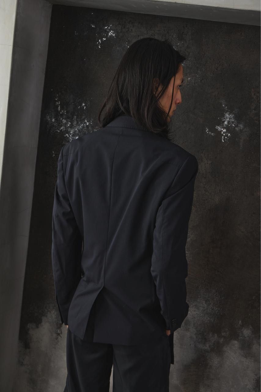 Les Hommes Les Hommes Wool Notch Lapels Suit Jacket Size 44R - 6 Thumbnail