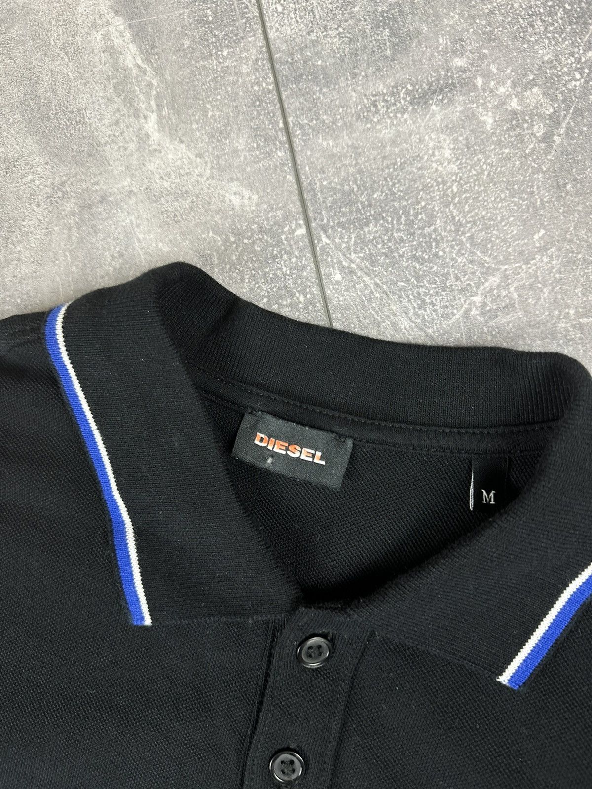 Diesel Diesel Mens Black Basic Polo Size US M / EU 48-50 / 2 - 4 Thumbnail