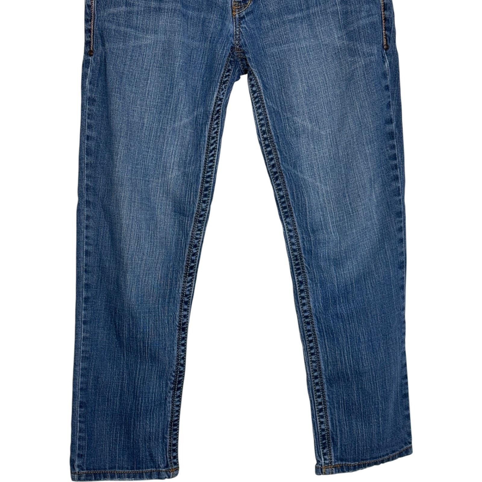 Aeropostale Aeropostale Womens Jeans Size 3/4 Blue Straight Leg Mid Rise Size 26" / US 2 / IT 38 - 4 Thumbnail