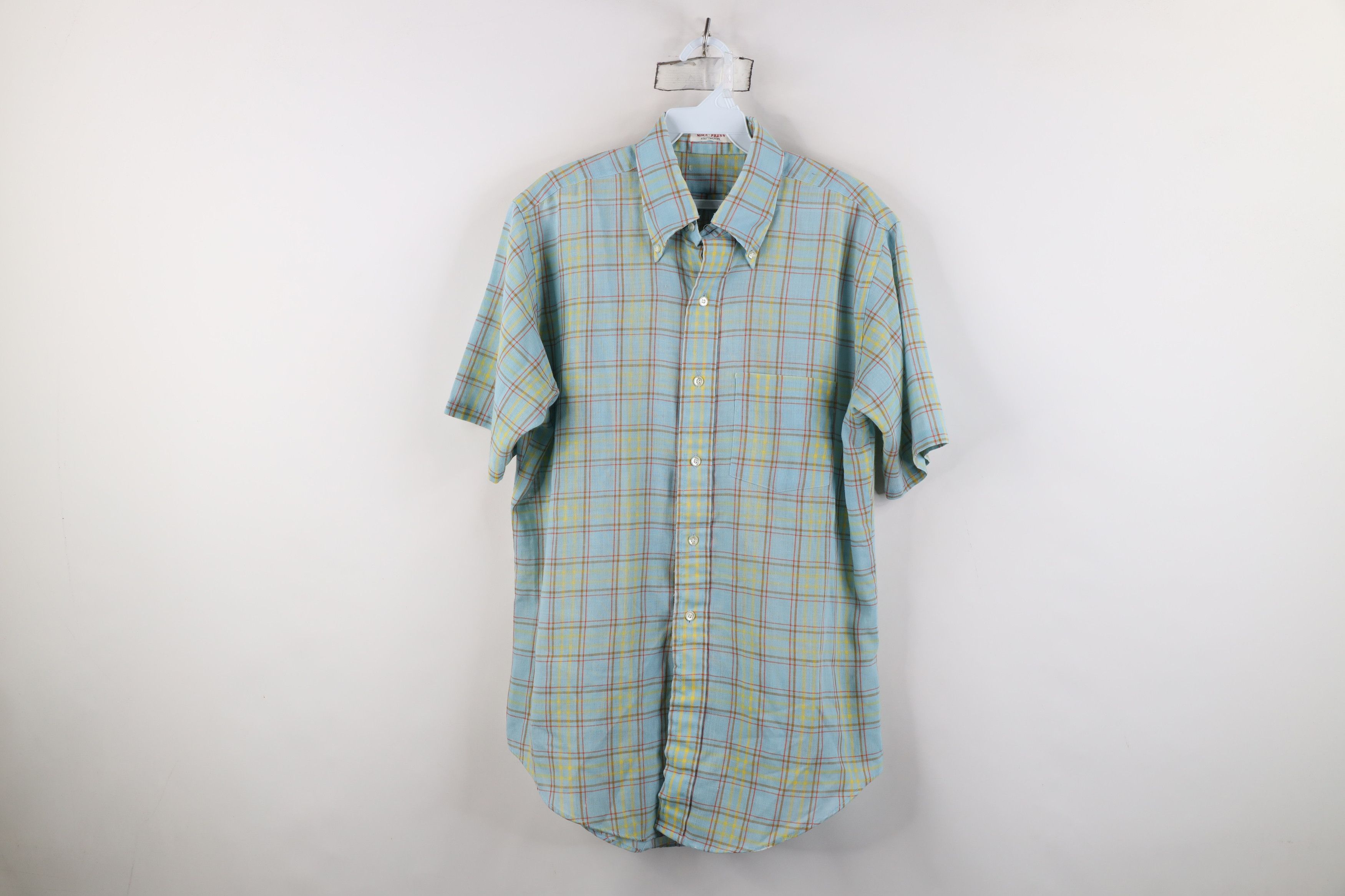 Vintage Vintage 50s 60s Streetwear Collared Button Down Shirt USA Size US M / EU 48-50 / 2 - 1 Thumbnail