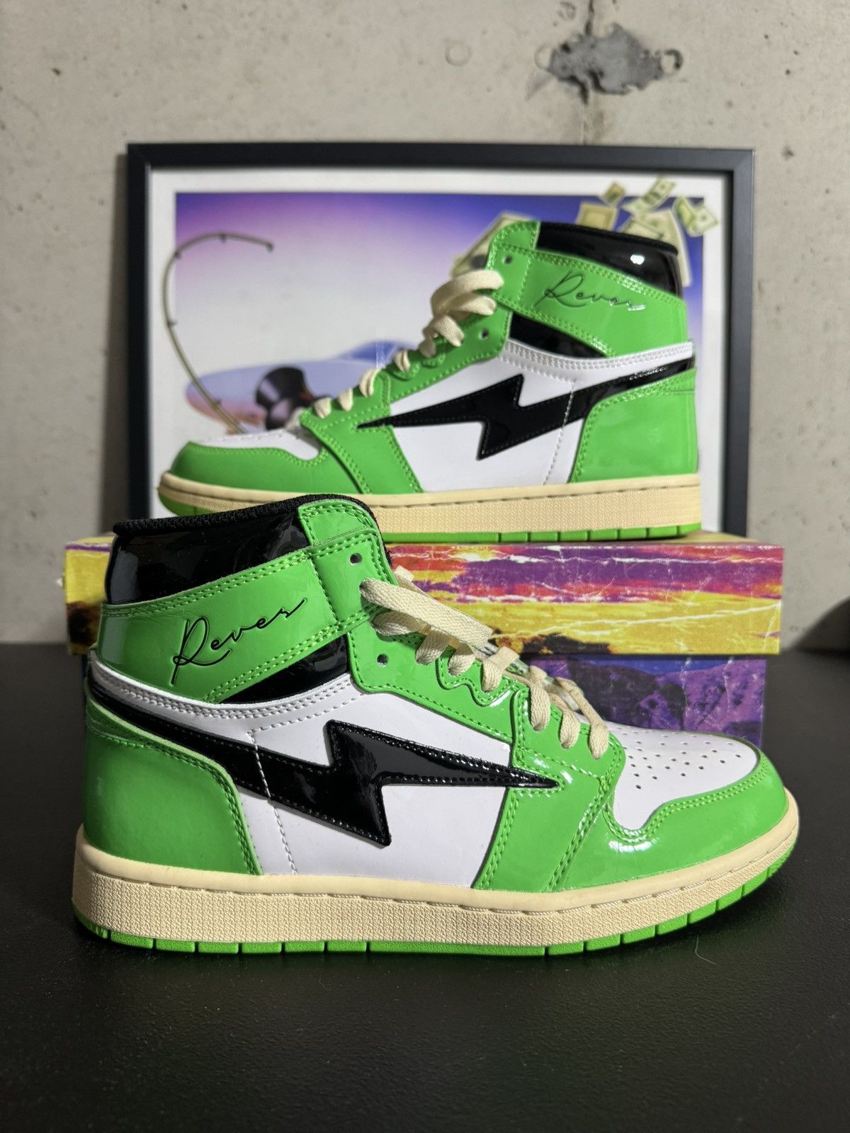 Other Air KIY Reves Sport ‘85 High - Patent Neon Size US 9.5 / EU 42-43 - 1 Thumbnail