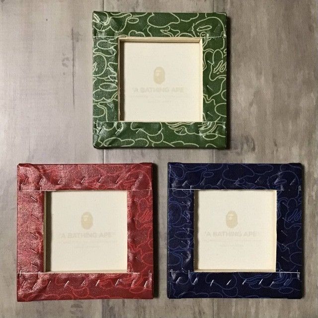 Bape 🔥30th Anniversary🔥 BAPE CAMO Canvas Art 3 Color Set APE Size ONE SIZE - 2 Thumbnail