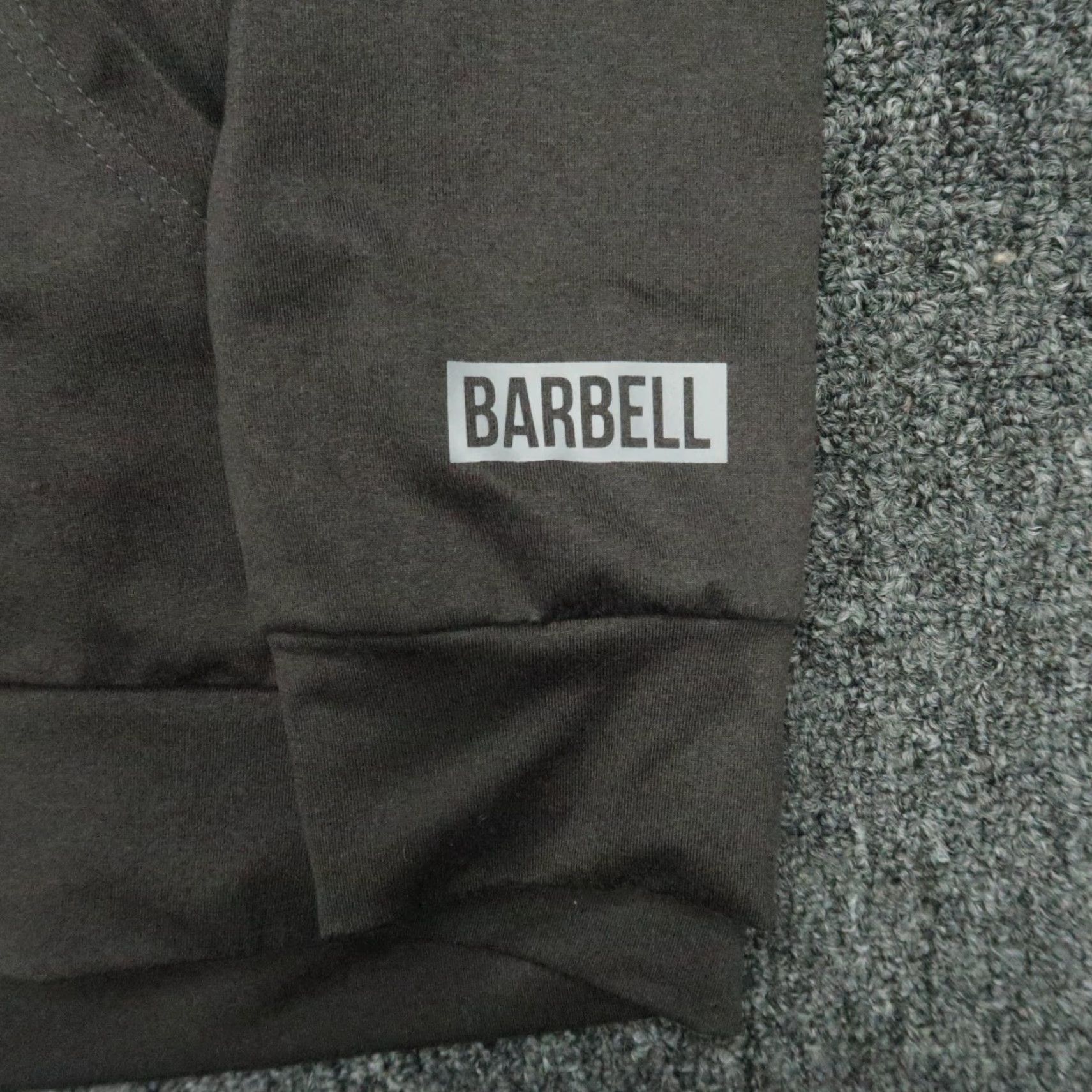 Vintage Barbell Apparel Hoodie Small Gray Full Zip Pockets Athletic Fitness Mens Size US S / EU 44-46 / 1 - 4 Thumbnail