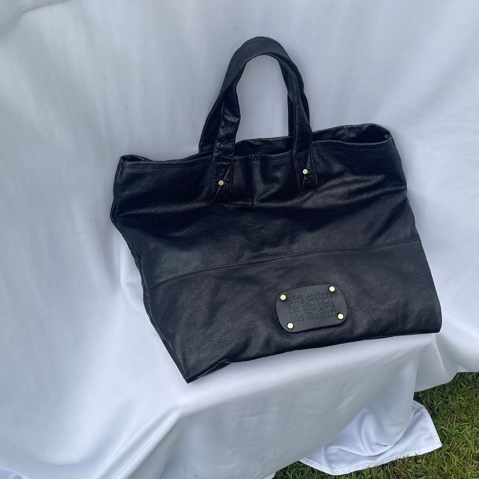 Juicy Couture Juicy Couture Large Leather Tote Size ONE SIZE - 1 Thumbnail