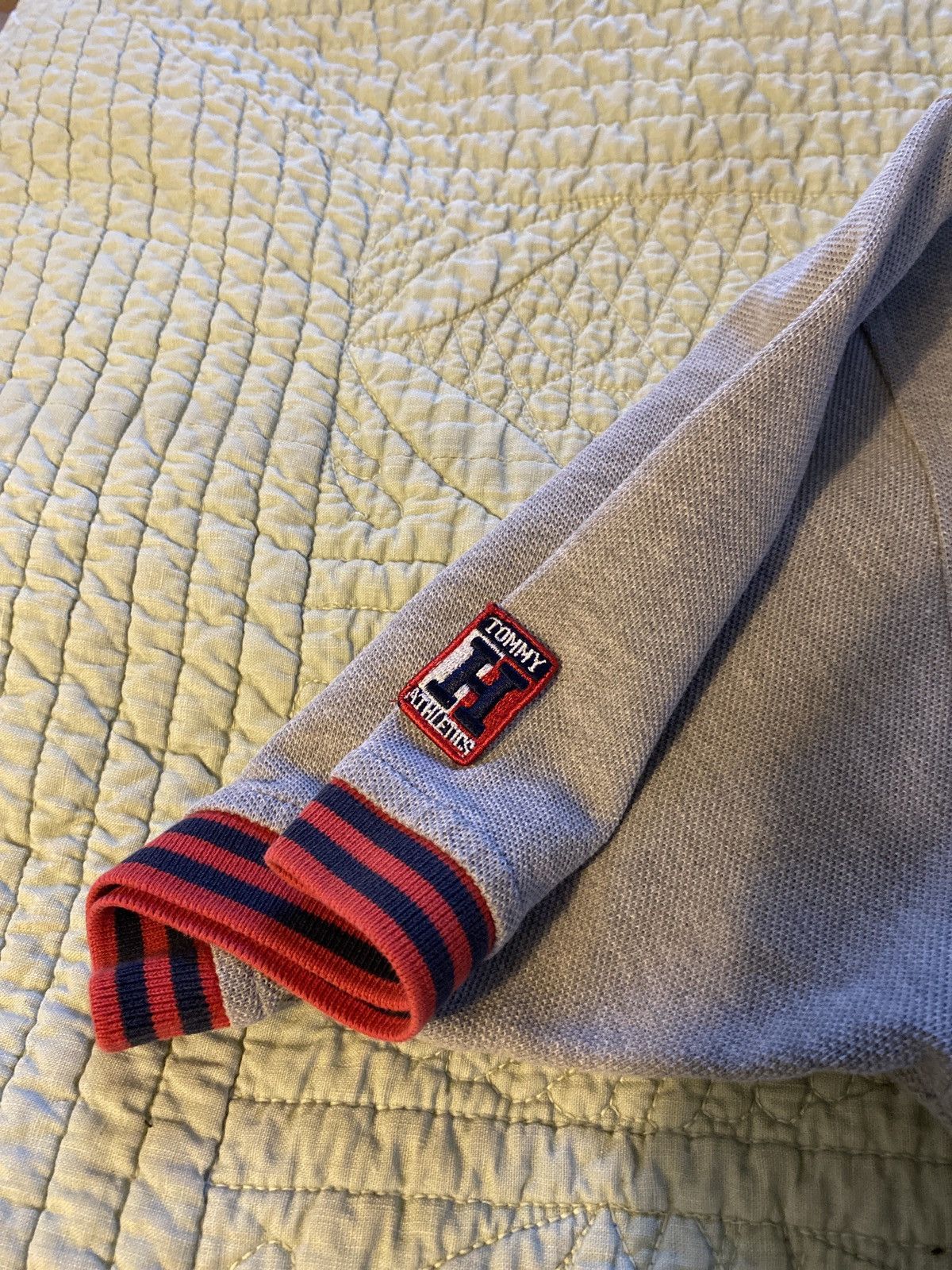 Tommy Hilfiger × Tommy Jeans × Vintage VTG Tommy Hilfiger Polo Division 088 Athletics Shirt Size L Size US L / EU 52-54 / 3 - 3 Thumbnail