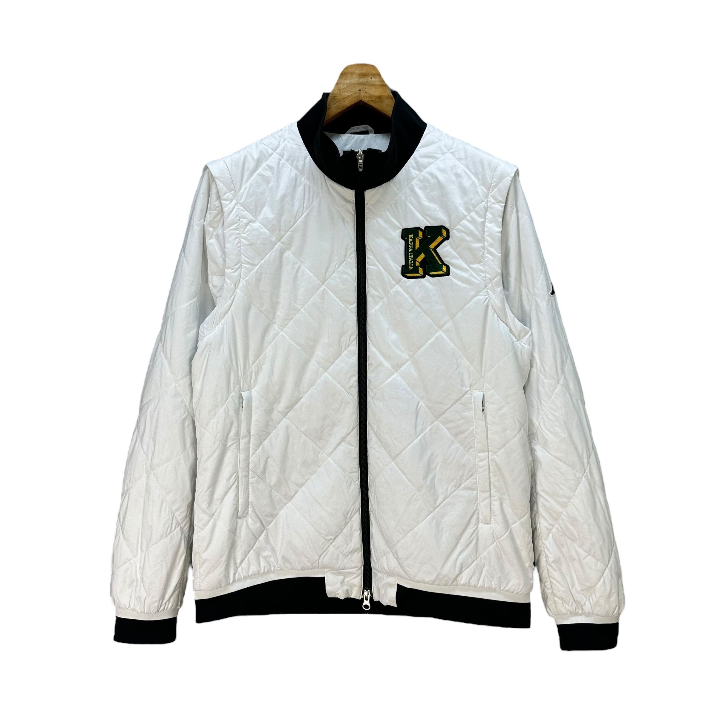 Kappa KAPPA Puffer Quilted Vest Jacket Removeable Sleeve #A74-1781 Size US XL / EU 56 / 4 - 1 Thumbnail