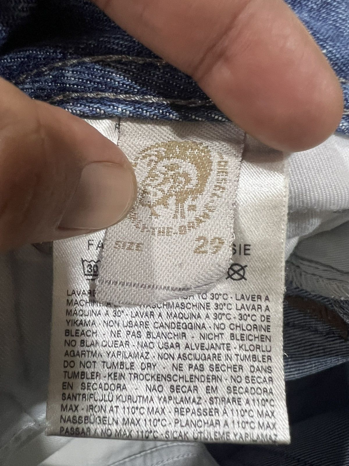 Diesel 🔥Vintage Diesel Safado Distressed Denim Size US 32 / EU 48 - 15 Thumbnail