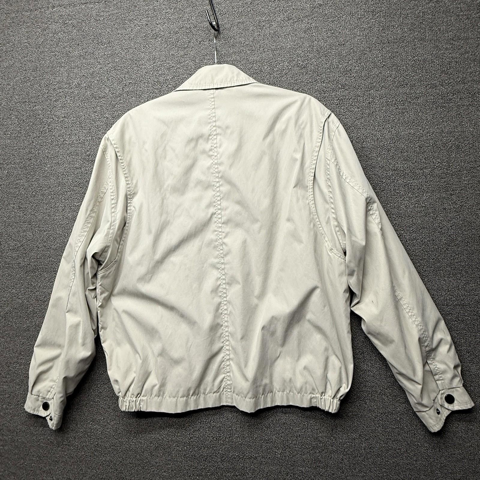London Fog London Fog Men’s M Beige/Ivory Full Zip Bomber Golf Grandpa Size US M / EU 48-50 / 2 - 2 Thumbnail
