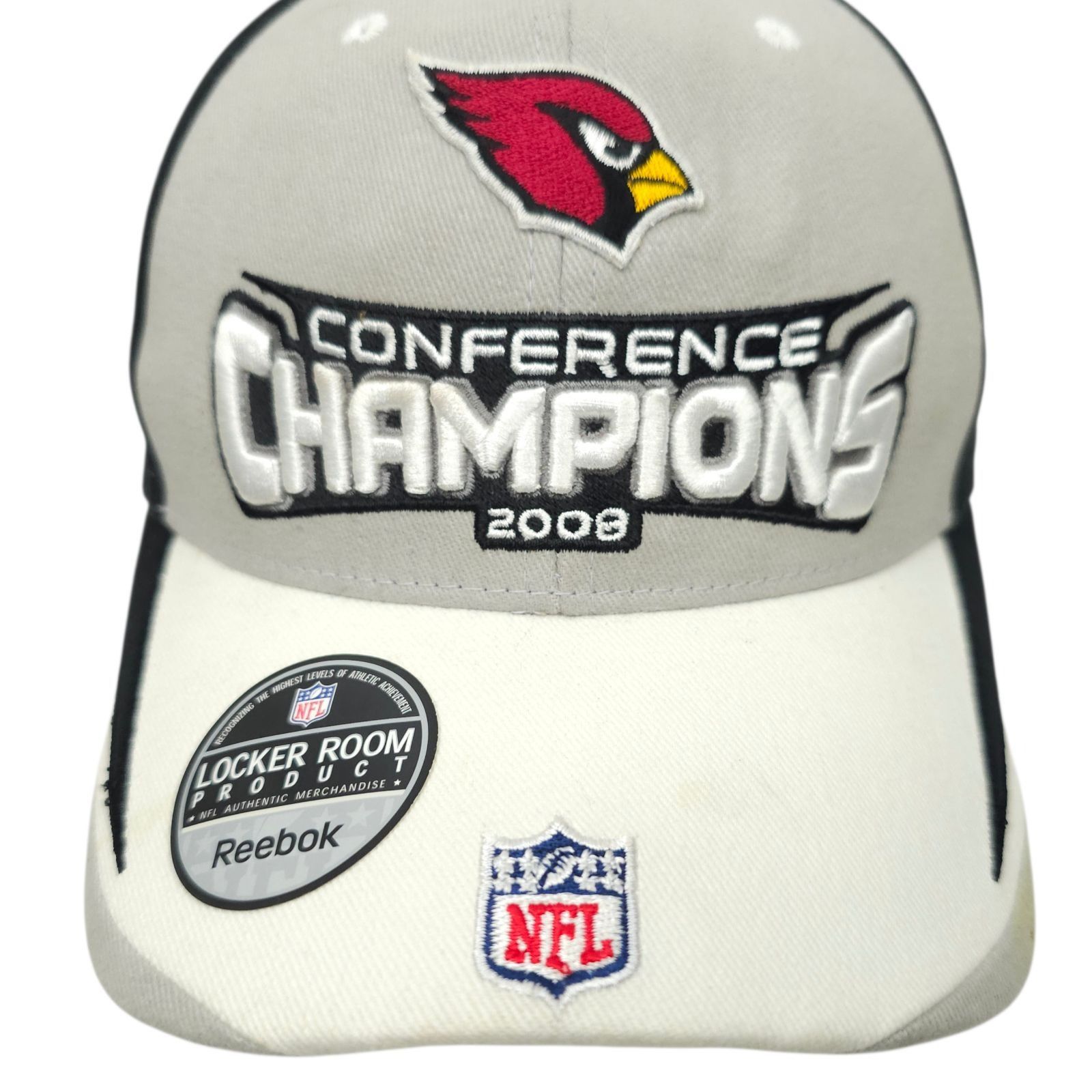 Reebok Arizona Cardinals 2008 NFC Champions Hat 3D Cap NFL Football Size ONE SIZE - 15 Thumbnail