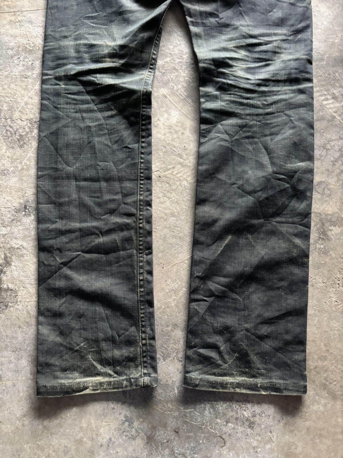 Hysteric Glamour SICK SUPERFINE WASHED WAXED ITALY JEANS HEIDI SLIMANE INSPO Size US 31 - 16 Thumbnail