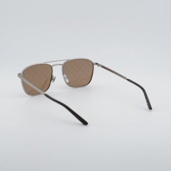 Gucci Gucci GG1881S 004 Sunglasses Silver Square Frame Size ONE SIZE - 8 Thumbnail