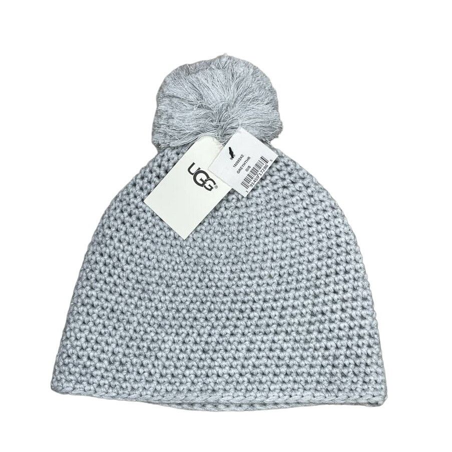 Ugg UGG Grey Pom Pom Beanie winter Hat Size ONE SIZE - 4 Thumbnail