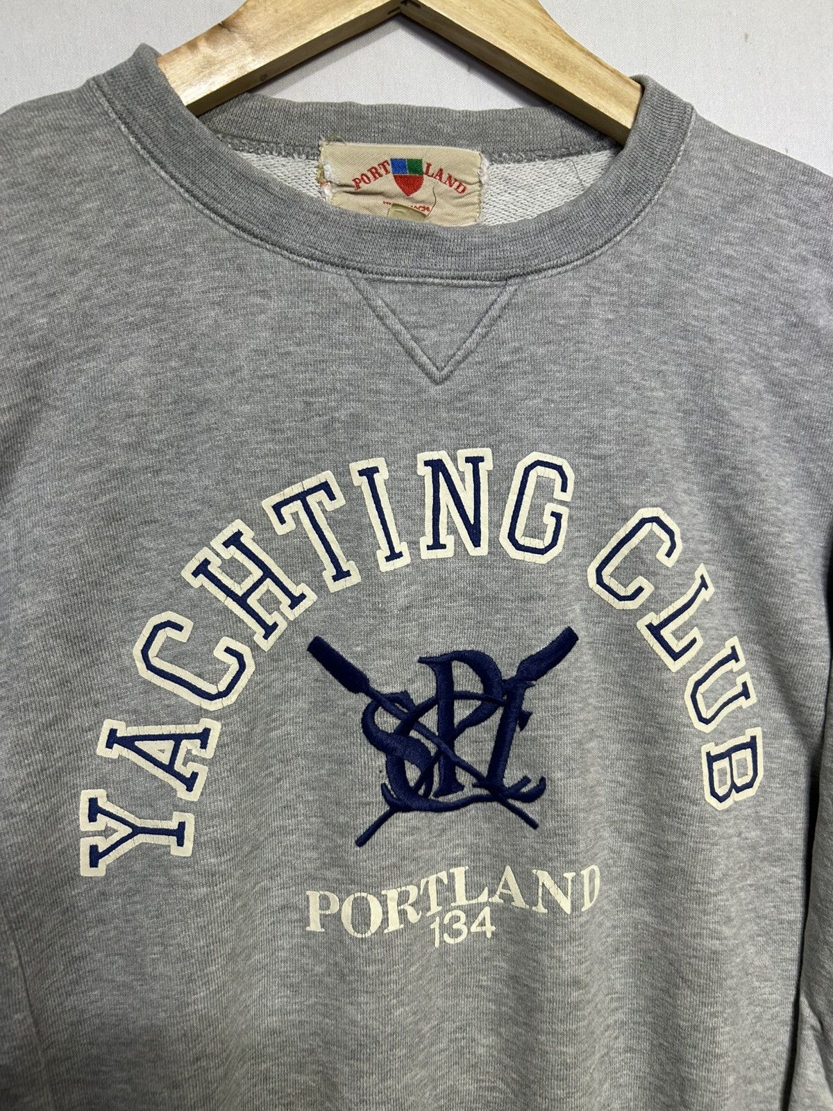 Japanese Brand × Vintage Vintage Portland Yachting Club sweatshirt Size US M / EU 48-50 / 2 - 3 Thumbnail