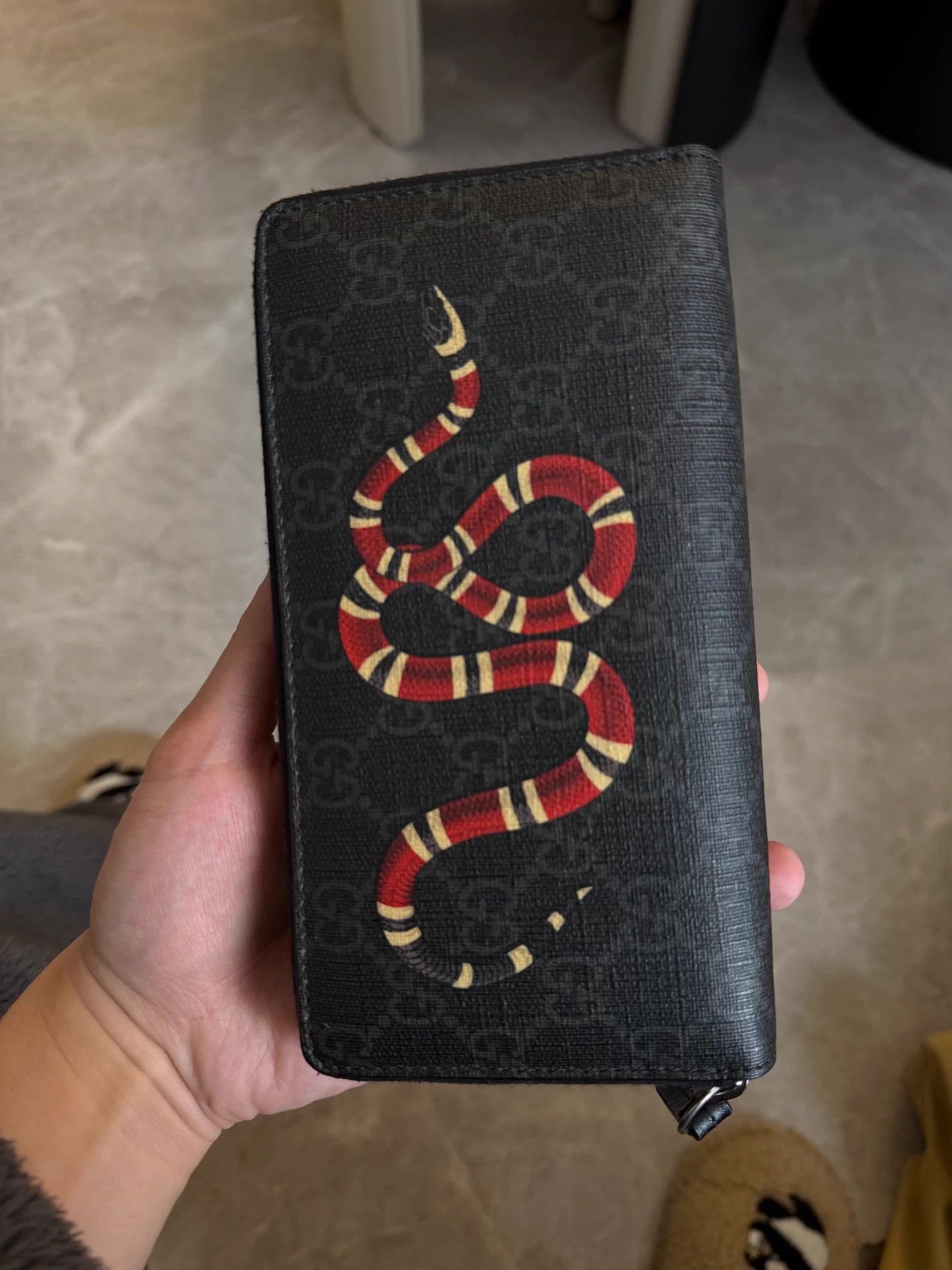 Gucci Gucci Coral Snake All Over Print Long Wallet Size ONE SIZE - 1 Thumbnail