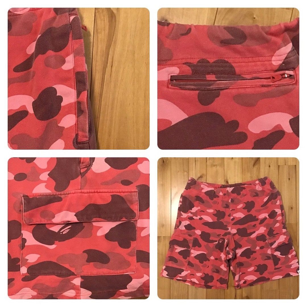 Bape 🔥Vintage🔥 BAPE Pharrell Camo Sweat Cargo Shorts NIGO ★size M Size US 32 / EU 48 - 5 Thumbnail