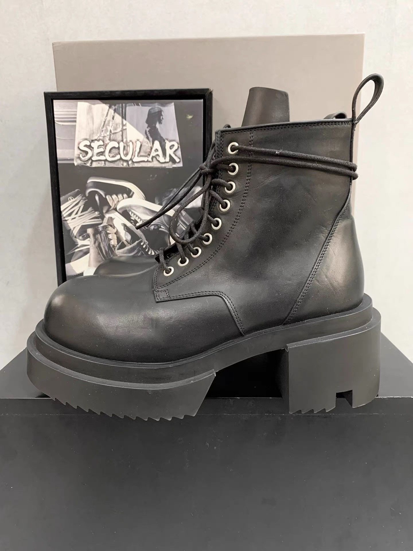 Rick Owens Rick Owens Bogun Runway Thick Sole Boots K34 Size US 6 / EU 39 - 3 Thumbnail