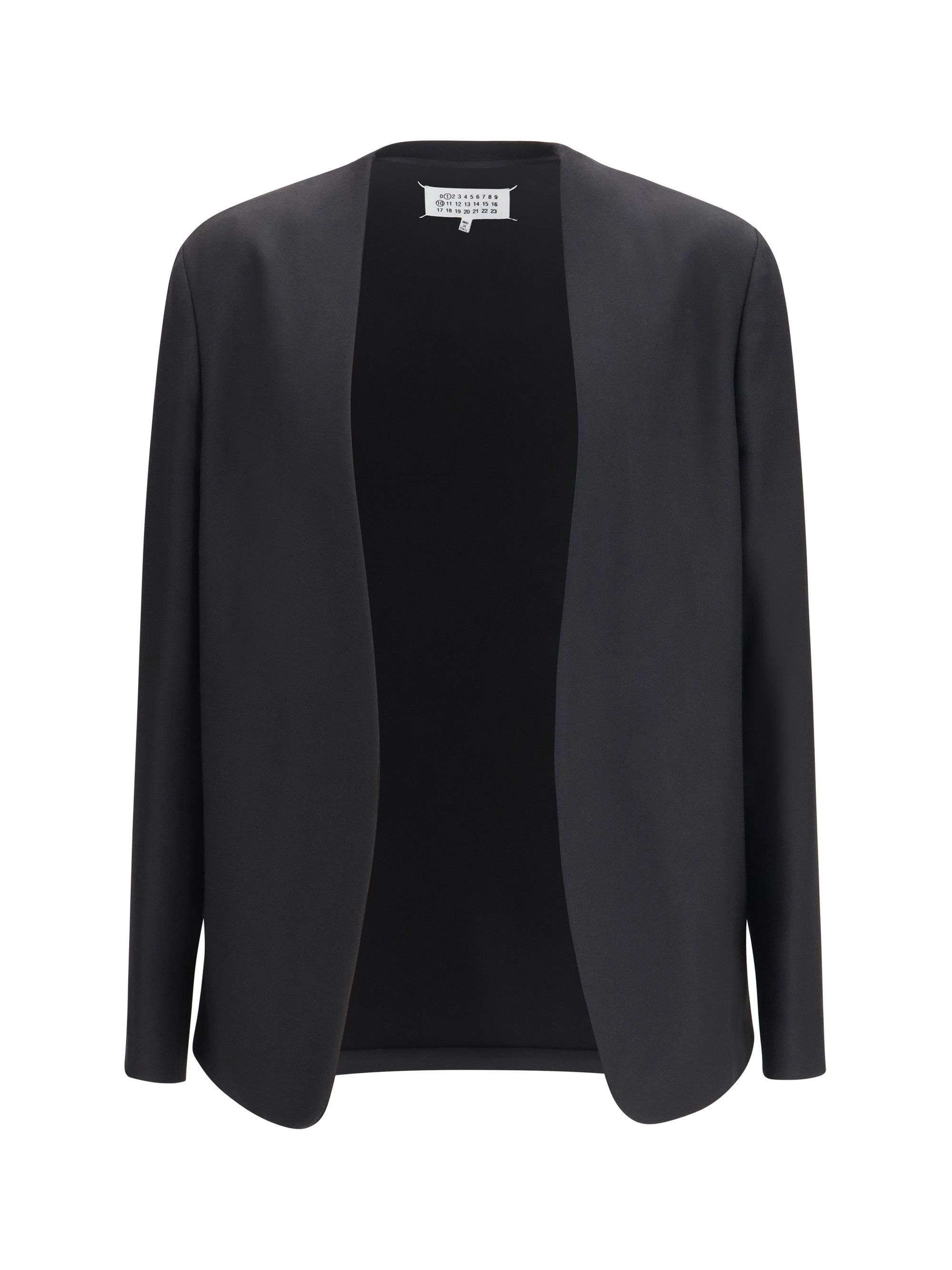 Maison Margiela Collarless virgin wool Blazer Size US XL / EU 56 / 4 - 1 Thumbnail