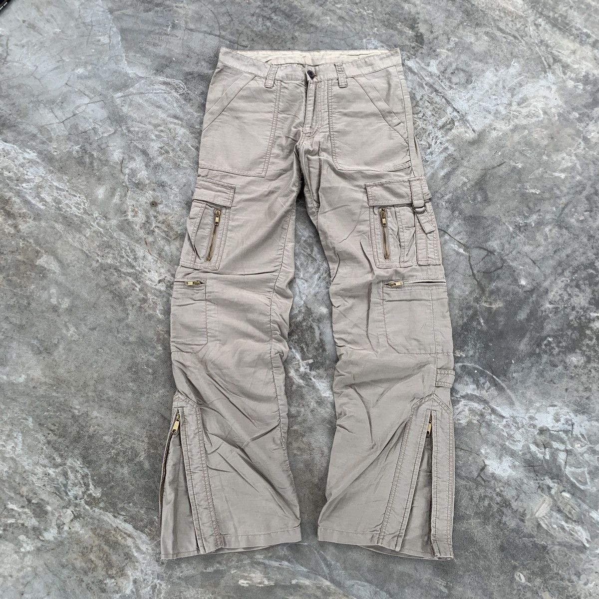 Japanese Brand Abahouse Bondage GOA LGB Style Cargo Pants Size US 31 - 1 Thumbnail