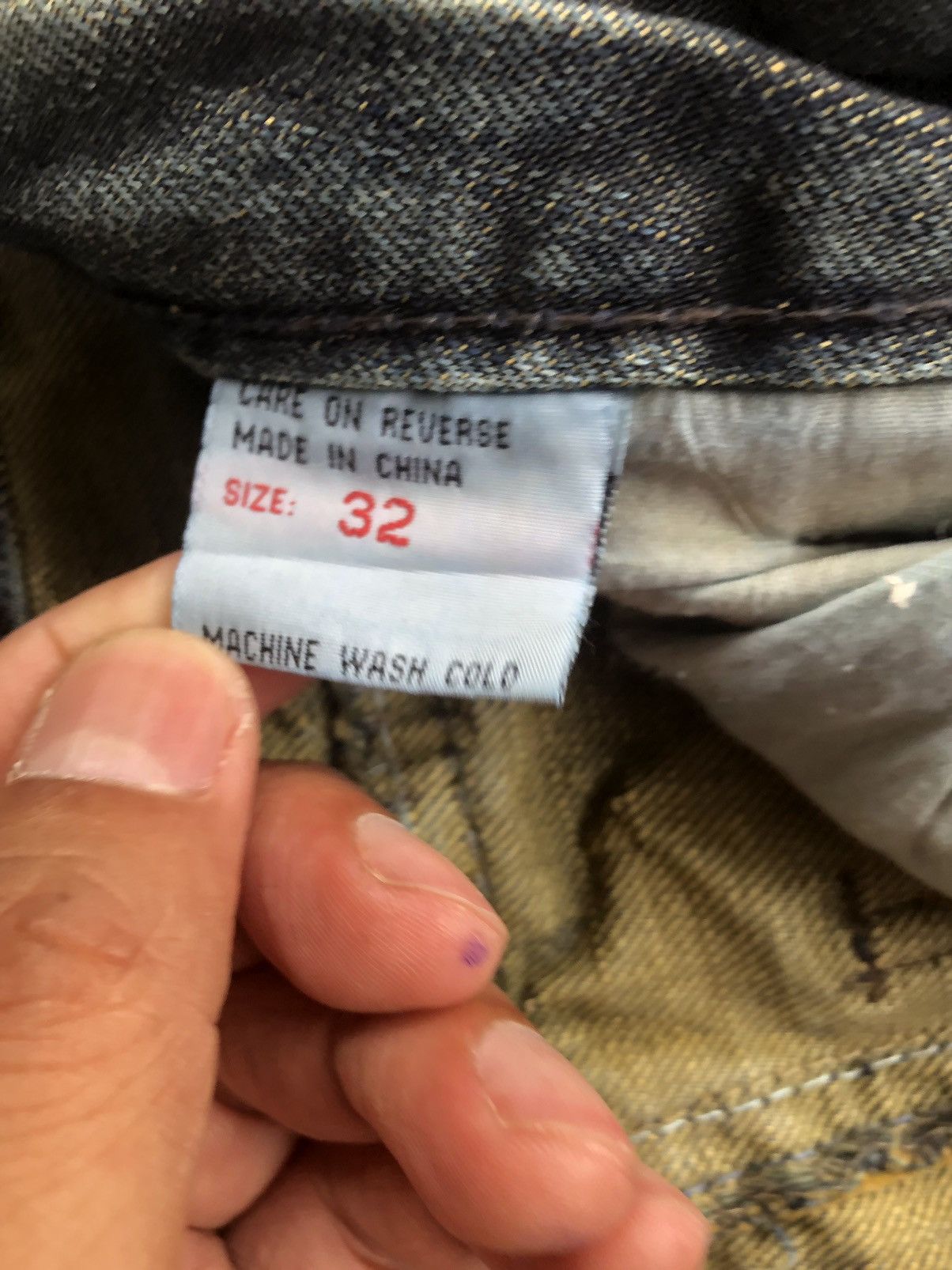 Who Decides War Japanese Kouyizu Distressed Jeans Patchwork Size US 32 / EU 48 - 17 Thumbnail
