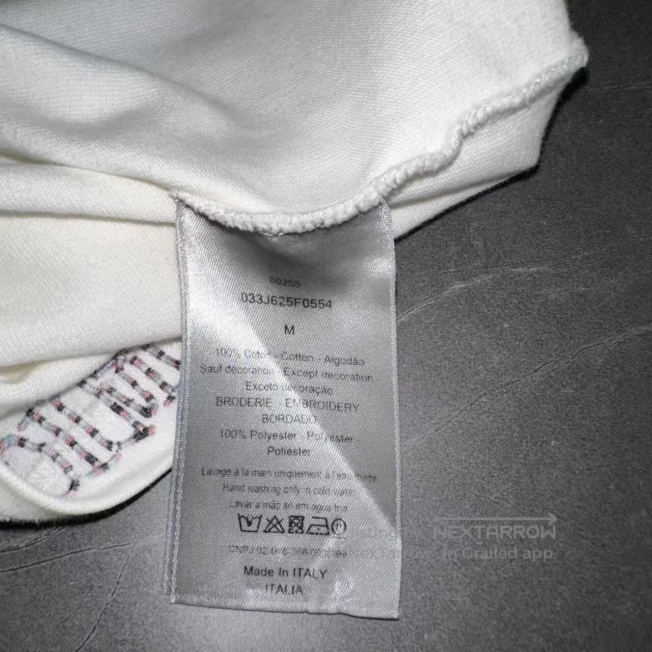 Dior Dior White Embroidered Short Sleeve Shirt. Size US M / EU 48-50 / 2 - 6 Thumbnail