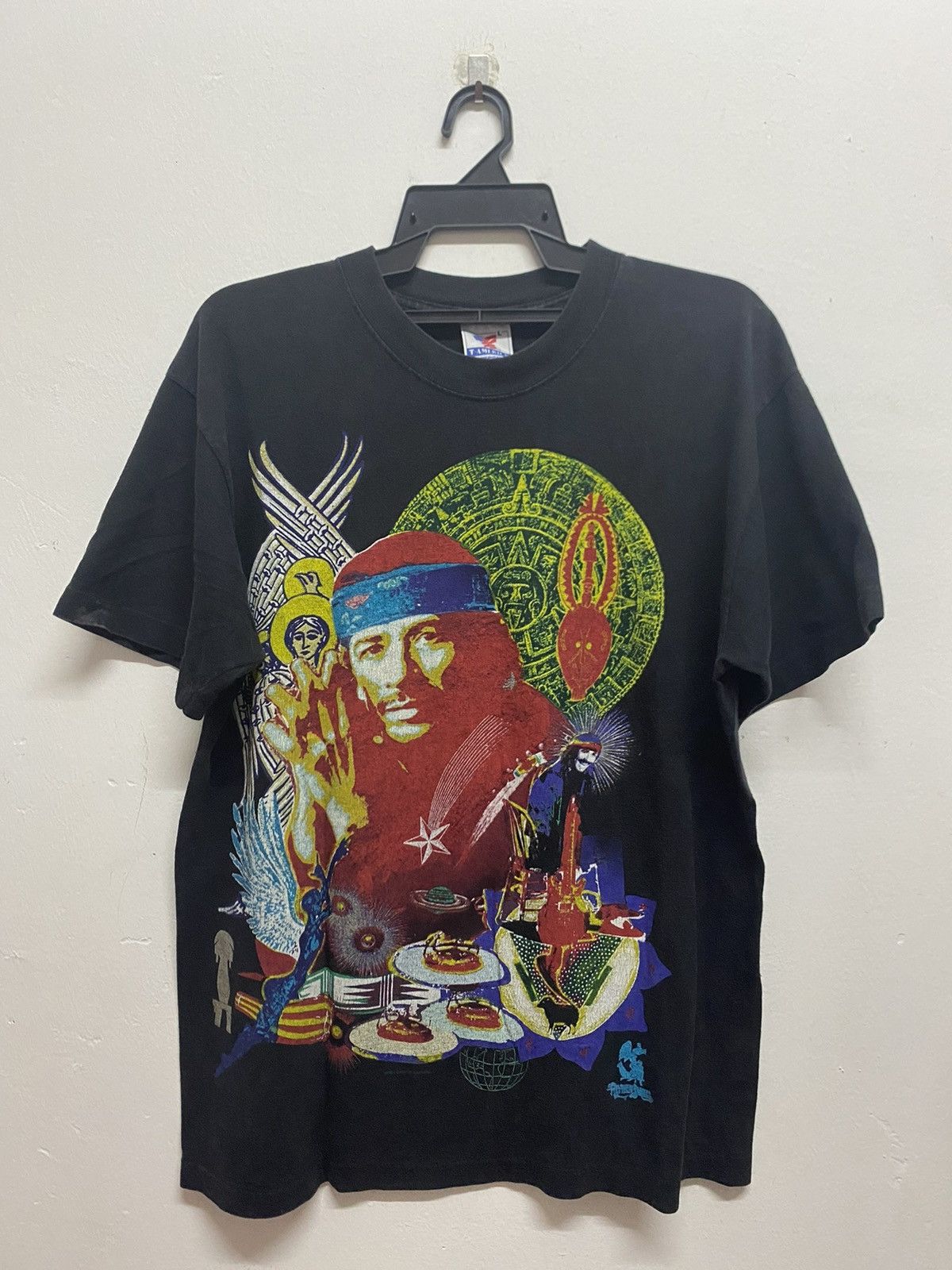 Band Tees × Vintage Vintage 90’s Santana Tour Tee Size US L / EU 52-54 / 3 - 1 Thumbnail