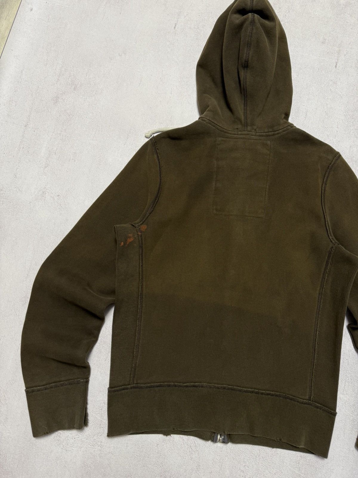 Abercrombie & Fitch Vintage Abercrombie Fitch Hoodie Big Logo Distressed Wash Size US L / EU 52-54 / 3 - 13 Thumbnail