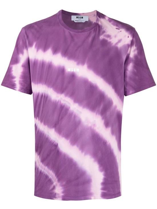 MSGM MSGM Men T-Shirts 3040MM183 21709472 Purple Size US S / EU 44-46 / 1 - 1 Thumbnail