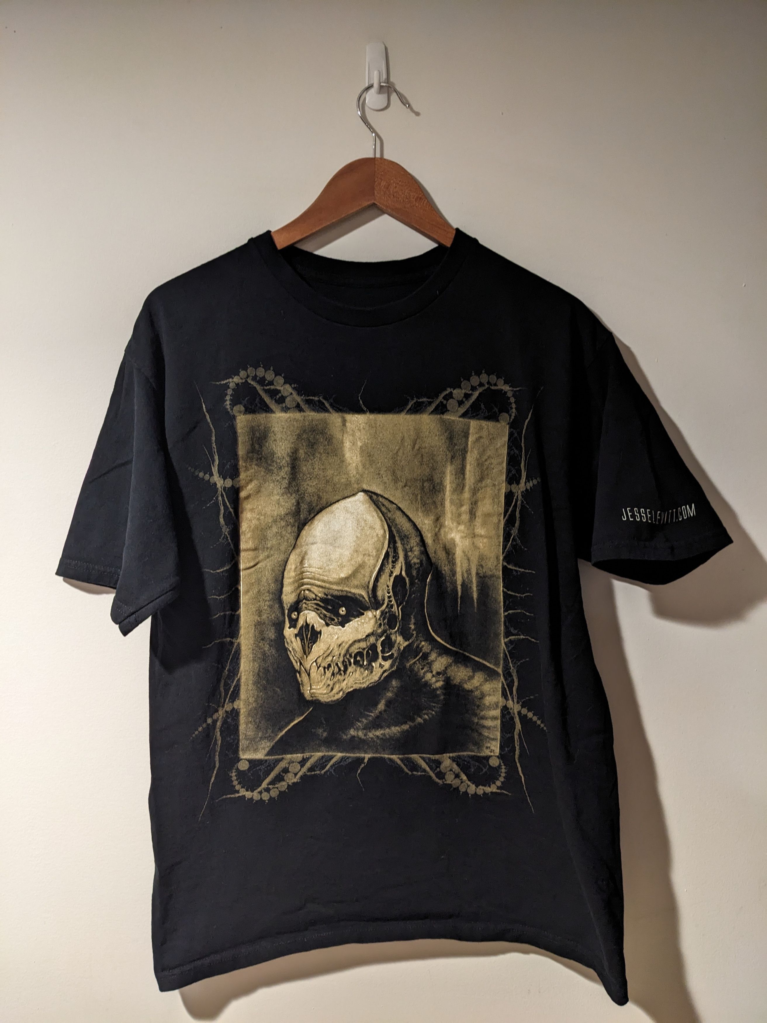 Vintage Vintage Y2K Jesse Levitt Tattoo Artist Skull Medium T-Shirt Size US M / EU 48-50 / 2 - 1 Thumbnail