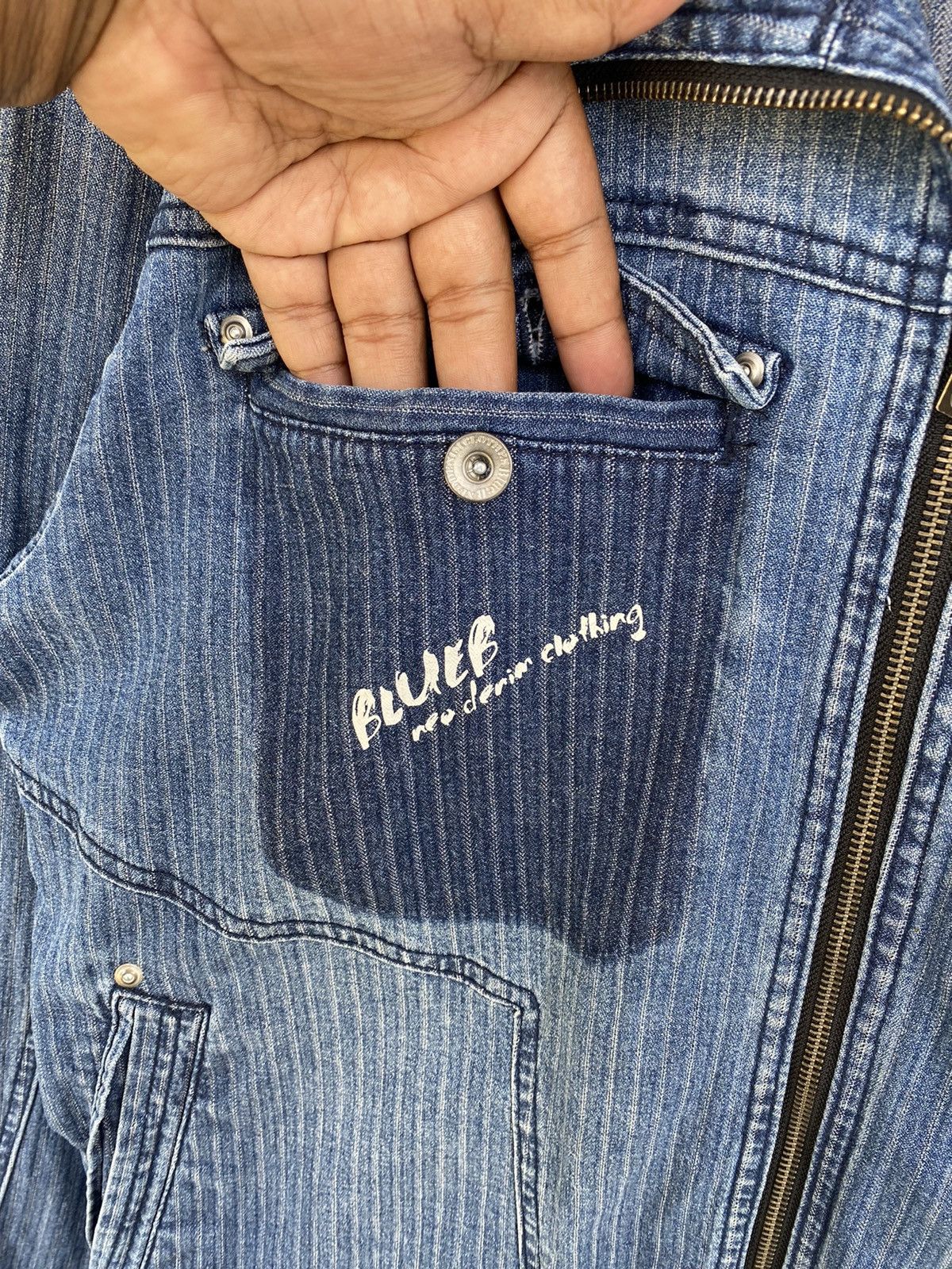 If Six Was Nine × Japanese Brand 💥BlueB Neo Denim Jacket Size US XL / EU 56 / 4 - 8 Thumbnail