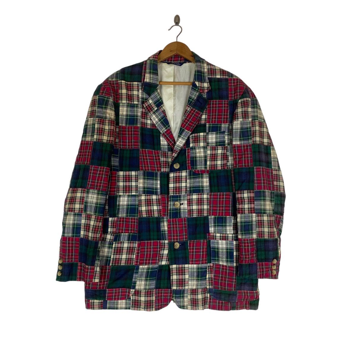 image of Nice Design Tommy Hilfiger Multicolour Patchwork Jacket, Men's (Size Medium)
