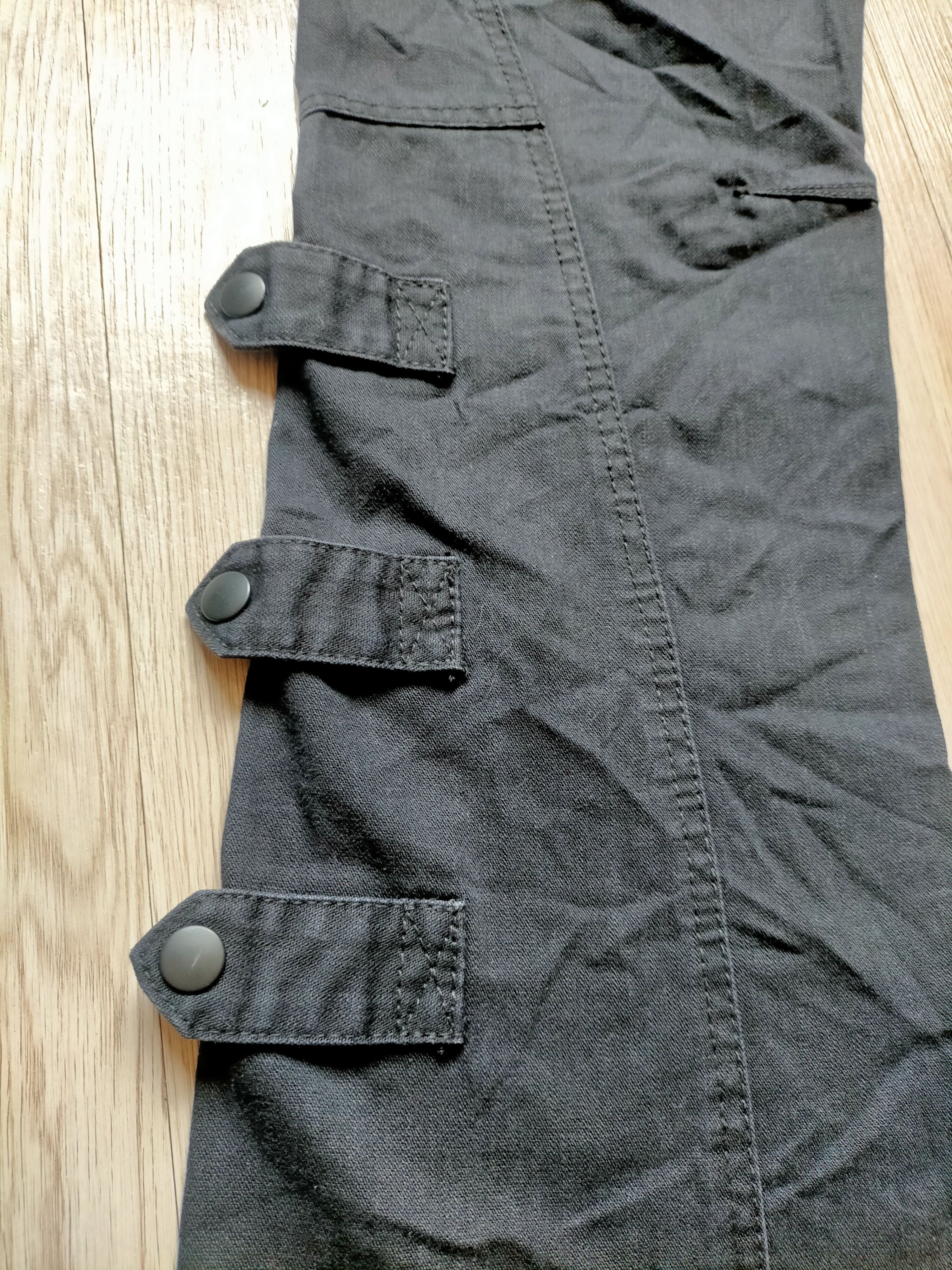 Tete Homme Tete Homme Flare Jeans Bondage Punk Style Black Denim Size US 30 / EU 46 - 10 Thumbnail