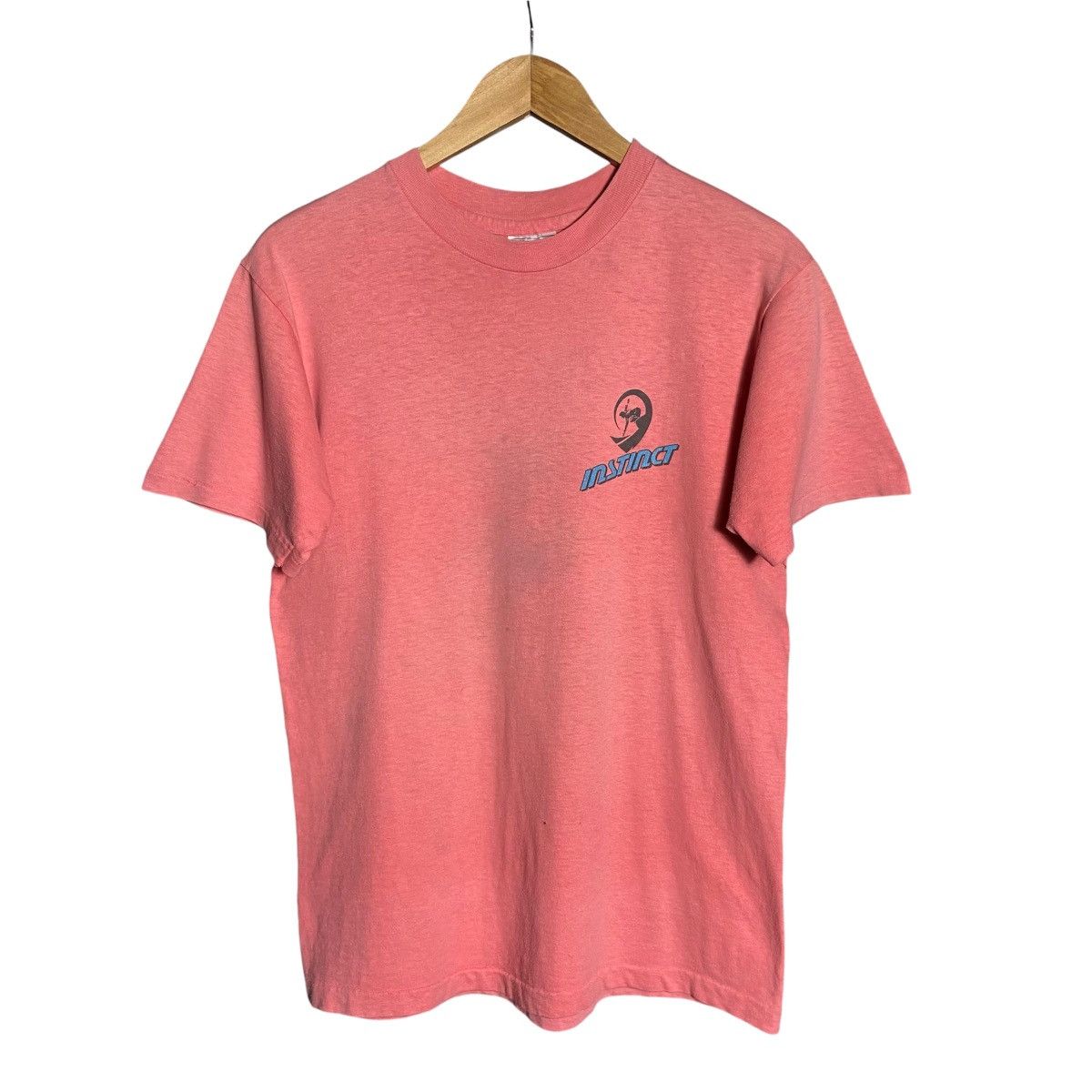 Vintage Vintage 80s Instinct Surf Single Stitch T-Shirt Size US M / EU 48-50 / 2 - 2 Thumbnail