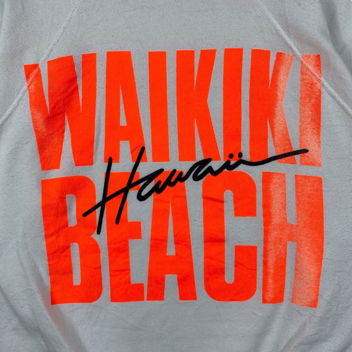 Vintage Vintage 80's WAIKIKI BEACH HAWAII Graphic Crewneck Size US L / EU 52-54 / 3 - 2 Thumbnail